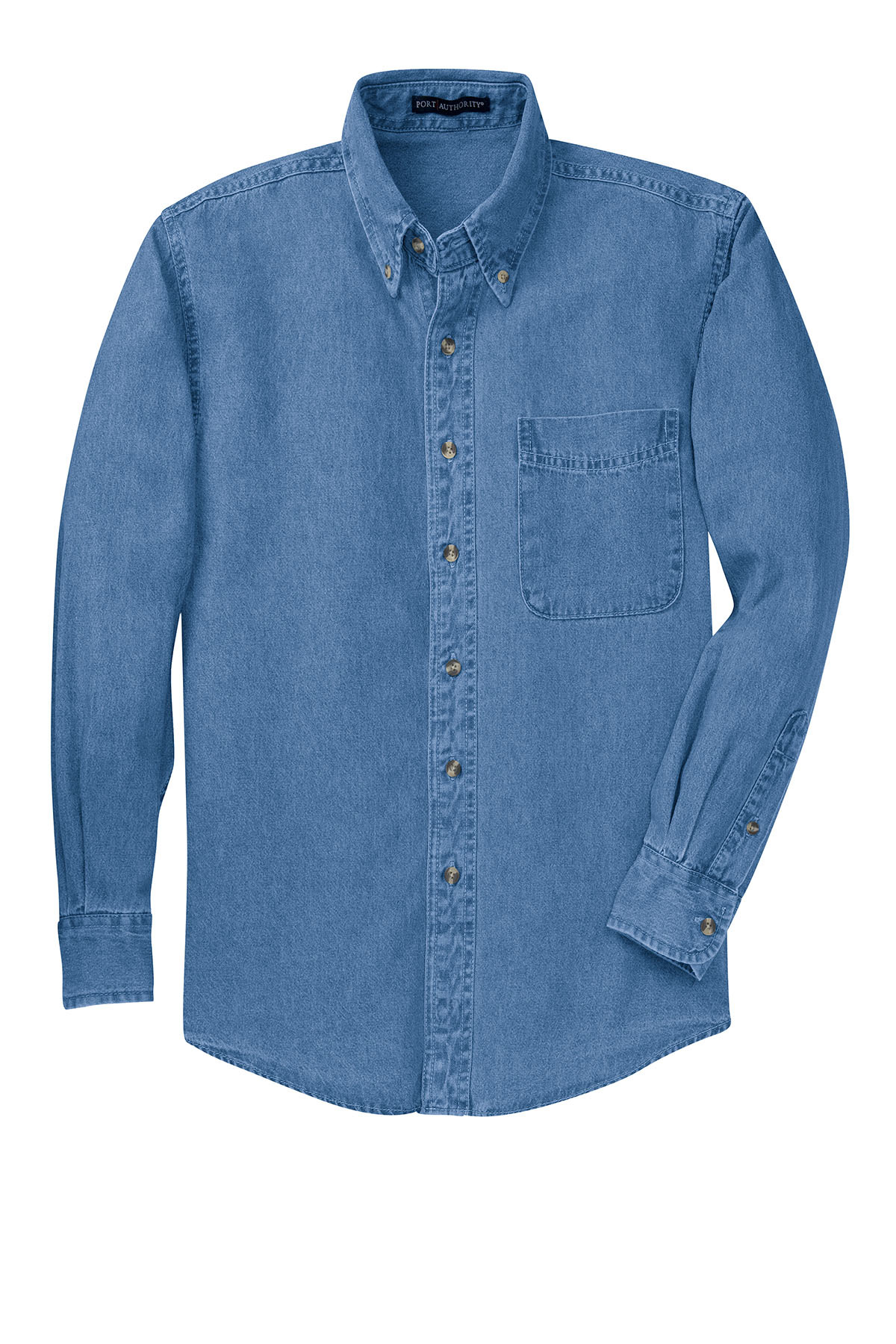 衝撃特価 Sleeve Long Tall Authority Port Denim Port | Product | Shirt トップス