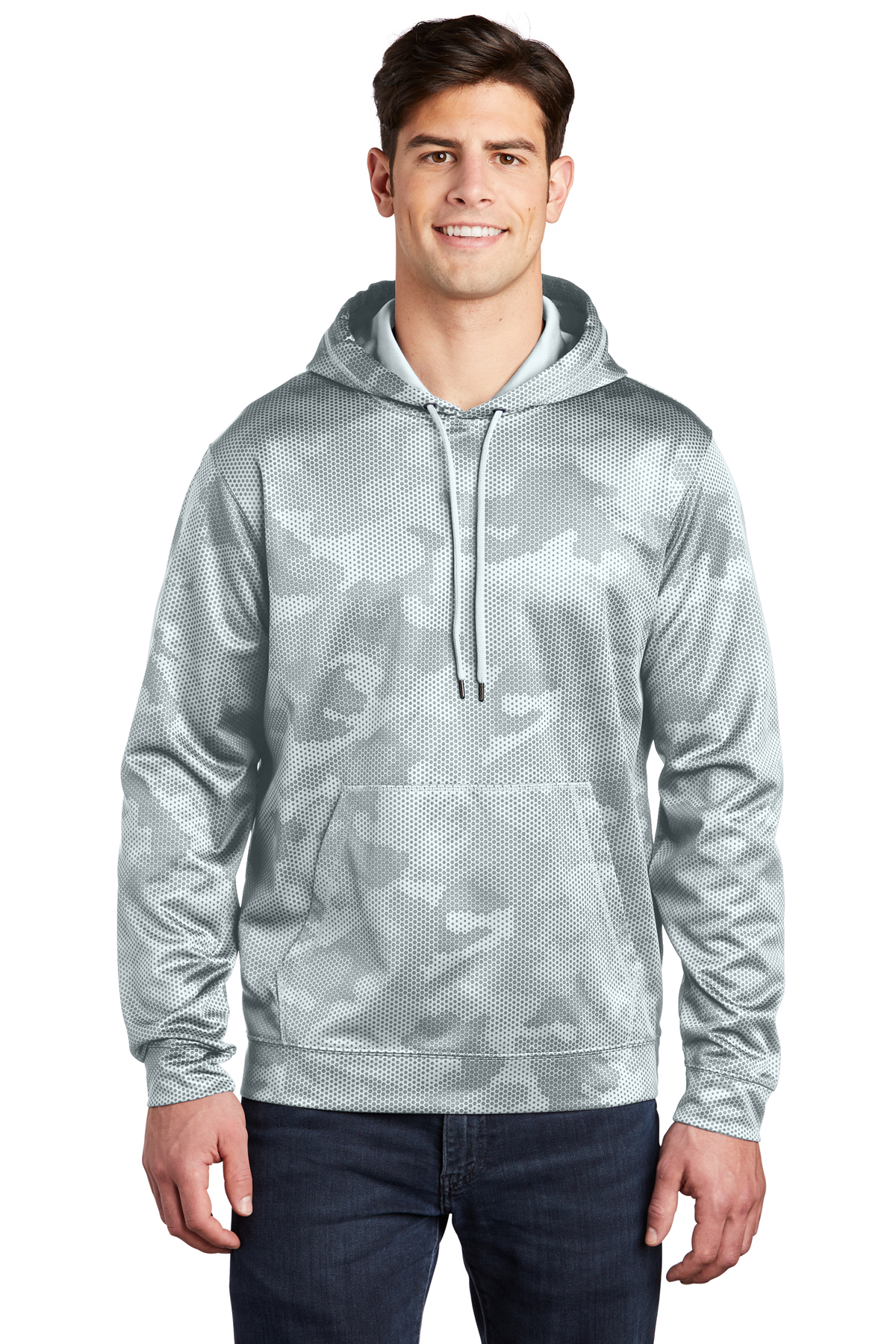 Sport-Tek ® Sport-Wick ® CamoHex Fleece Hooded Pullover | Product ...
