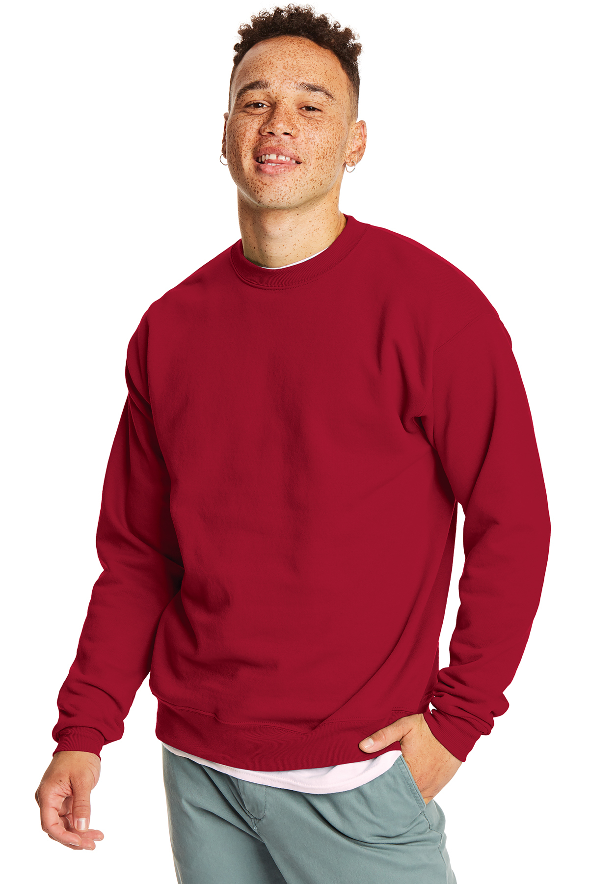 Hanes EcoSmart Women’s Fleece Crewneck Sweatshirt