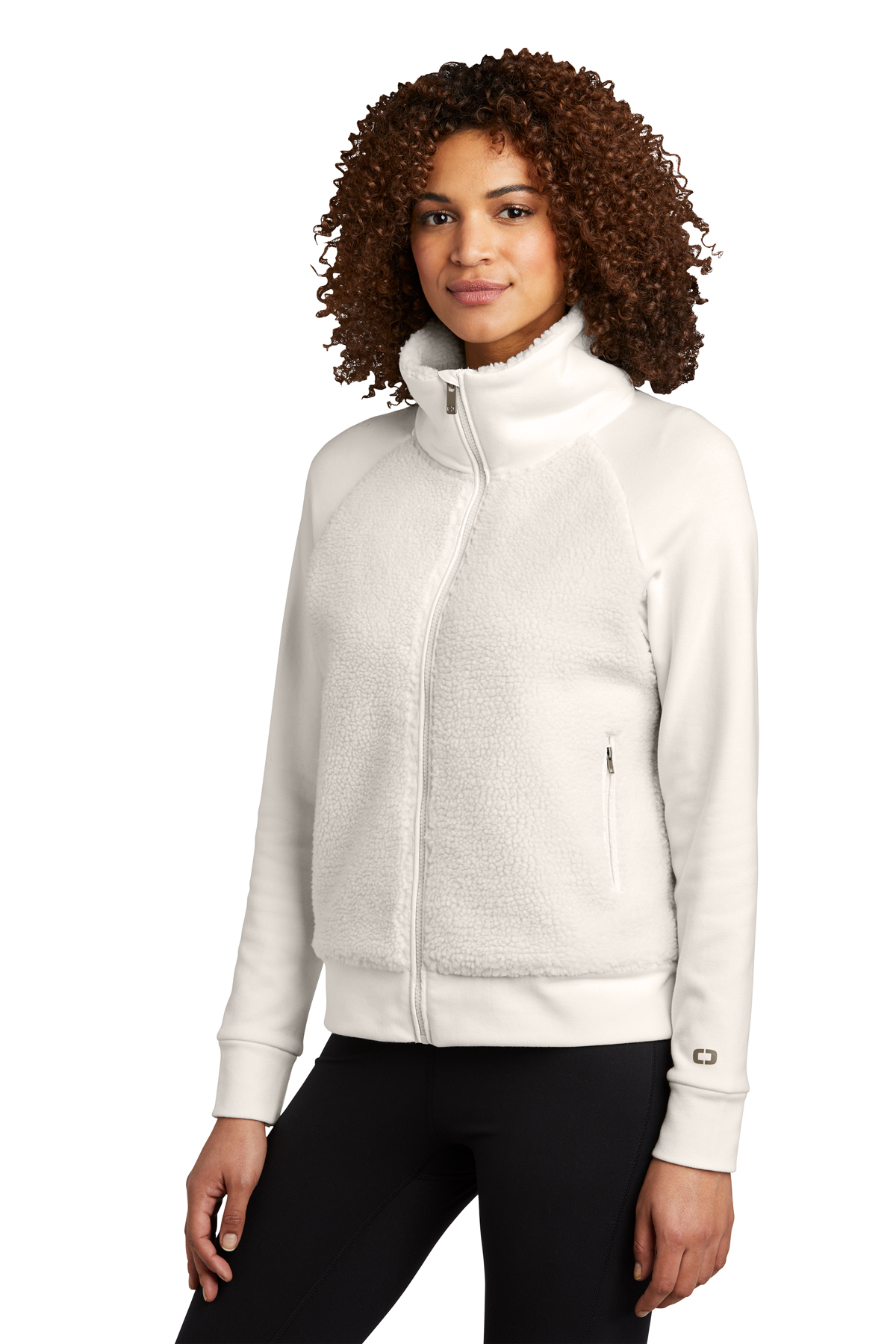 women's double sided fleece pullover