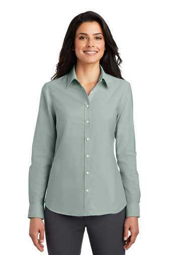 Port Authority ® Ladies SuperPro ™ Oxford Shirt | Product | SanMar