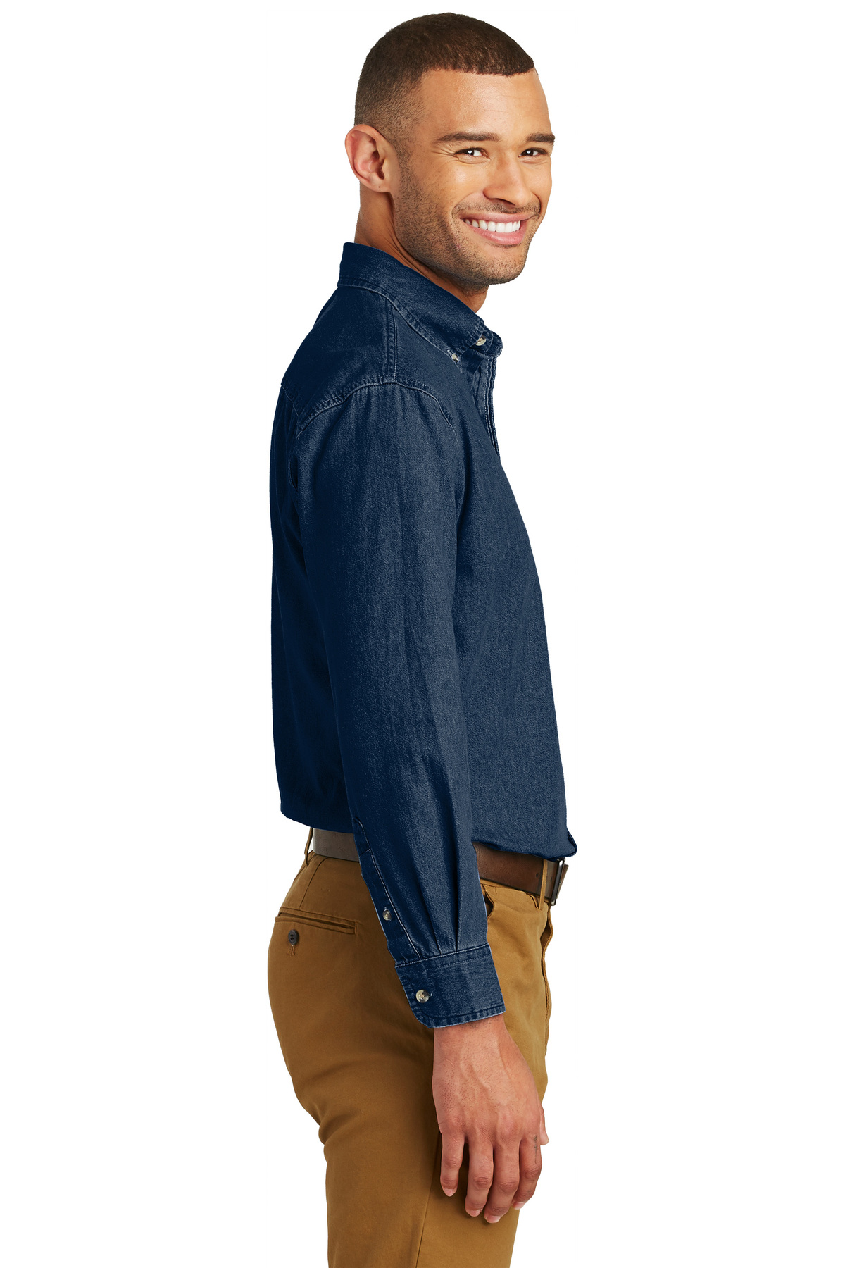 Port & Company - Long Sleeve Value Denim Shirt, Product