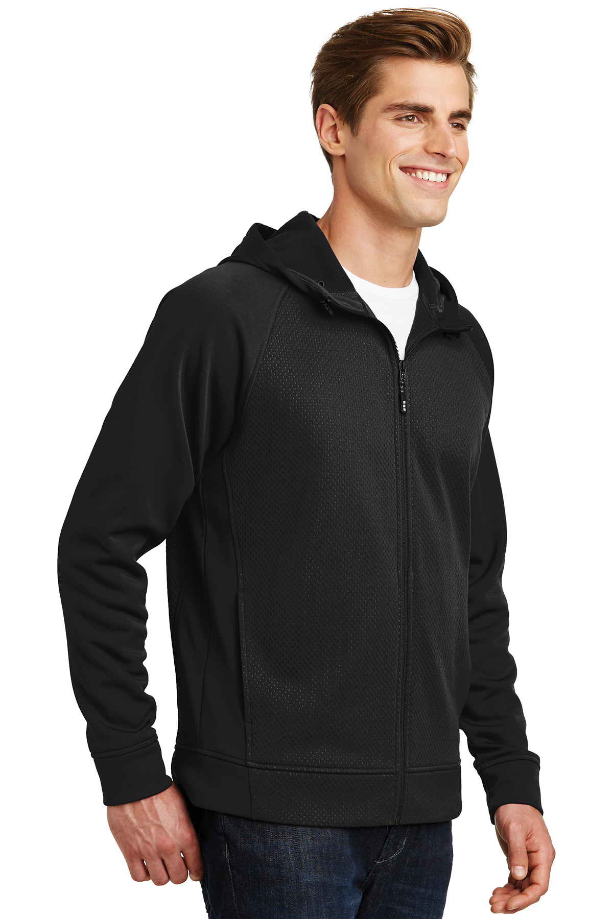 Sport-Tek ® Rival Tech Fleece Full-Zip Hooded Jacket | Product | SanMar