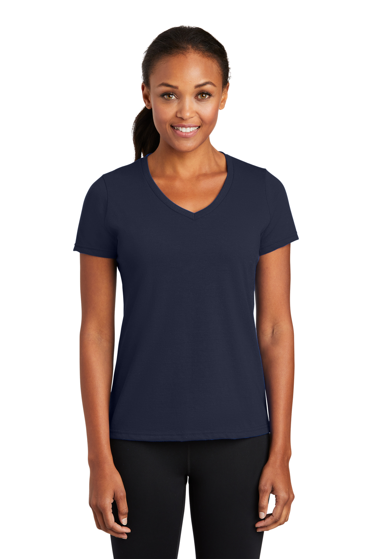 Port Company Ladies Performance Blend V Neck Tee Product