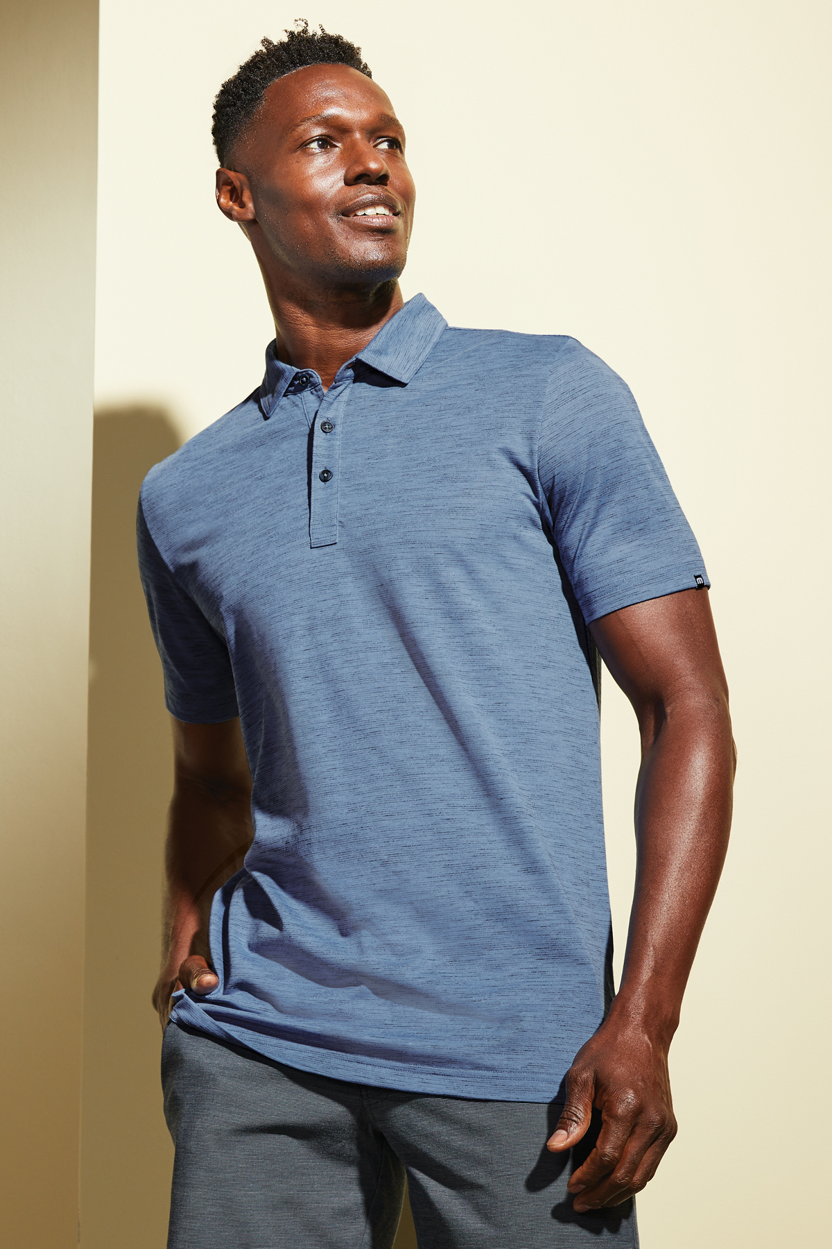 Slub polo outlet