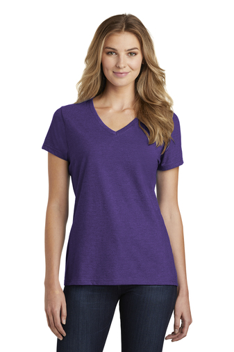 Port & Company Ladies Fan Favorite Blend V-Neck Tee | Product | Company ...