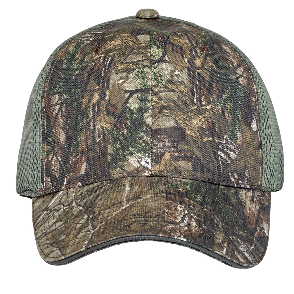 AP REALTREE CAMO 5-PANEL MESH HAT – ALBINO & PRETO