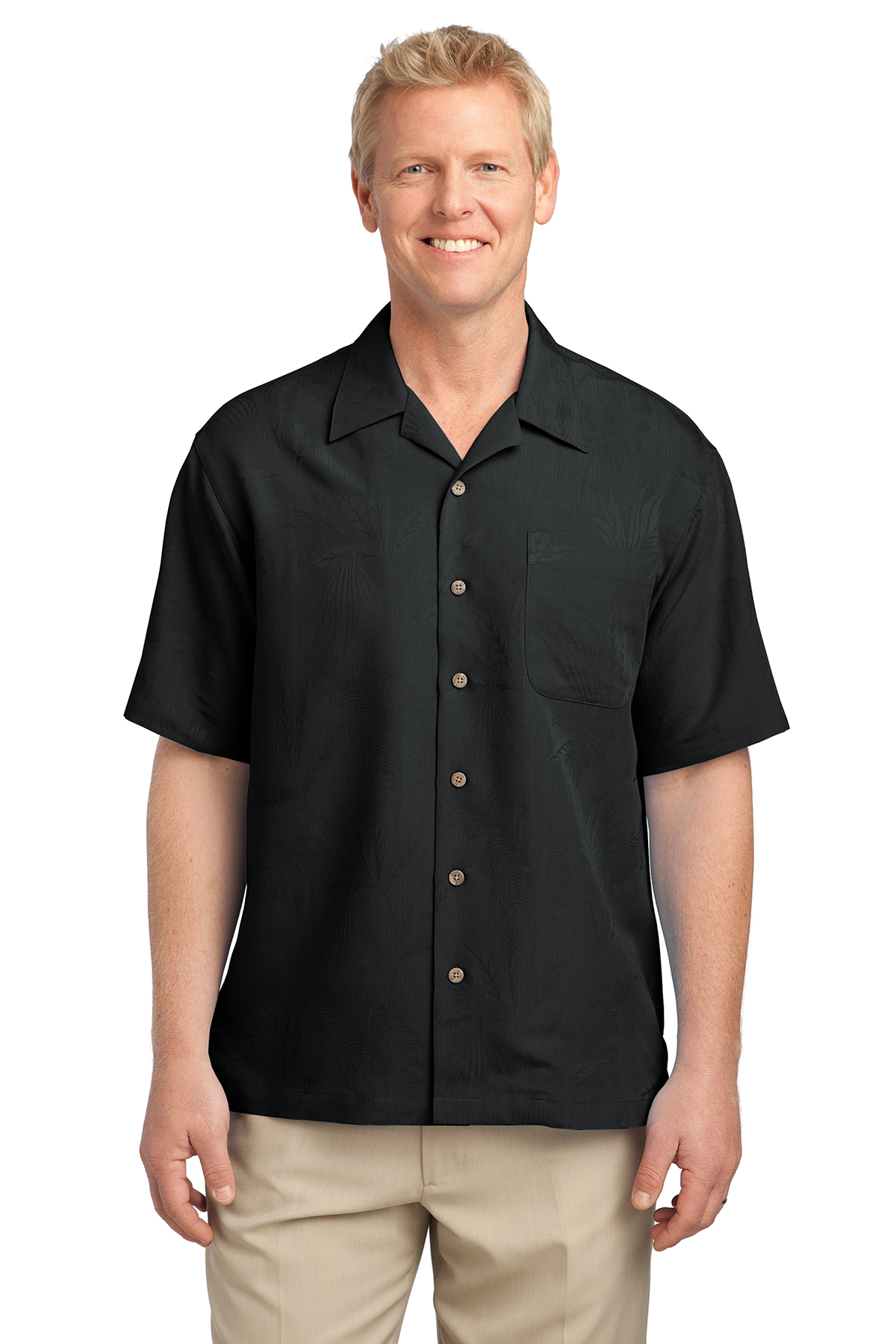 Port Authority Patterned Easy Care Camp Shirt | Product | SanMar