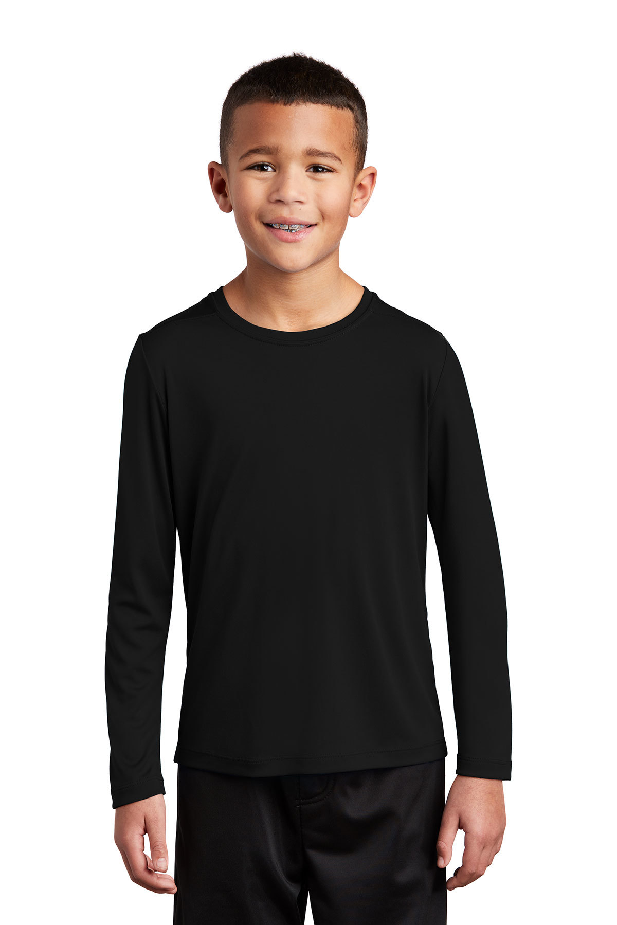 Sport-Tek ST420LS Pro Long Sleeve Tee Dri UV UPF50 Performance Plain T-Shirt