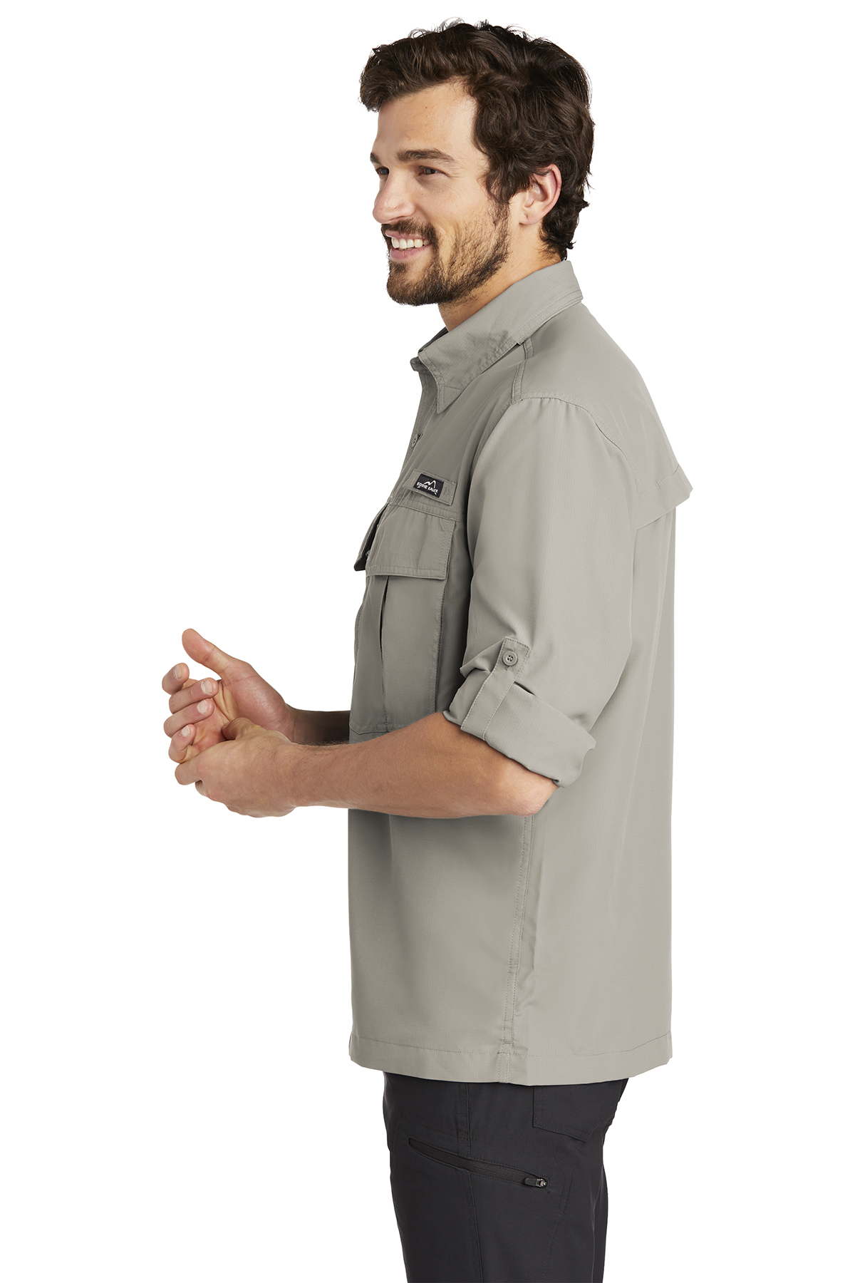 Eddie Bauer EB606 Long Sleeve Fishing Shirt 