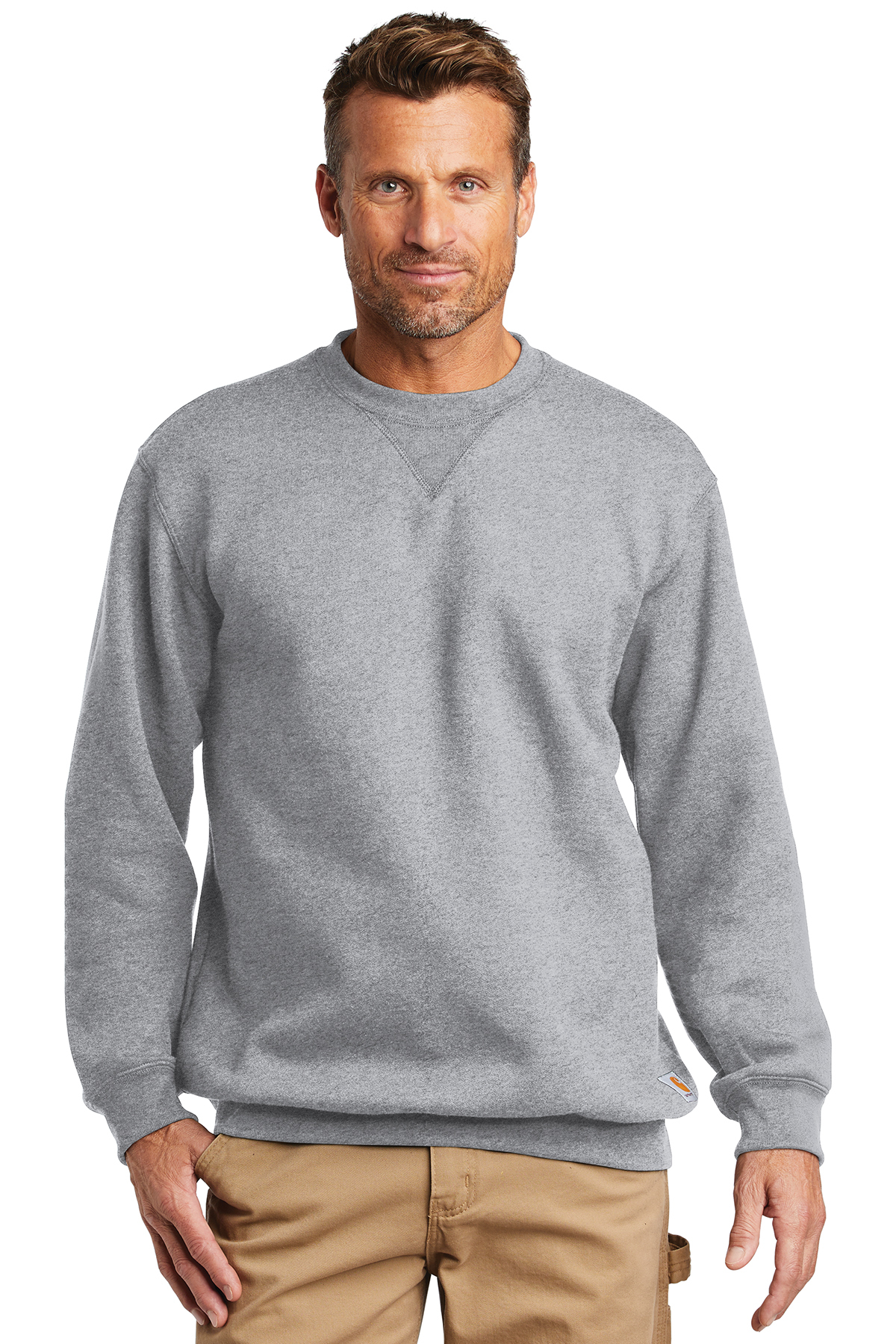 SDI Men's 8 Oz. Crewneck Sweatshirt - 50/50 Cotton Polyester Blend