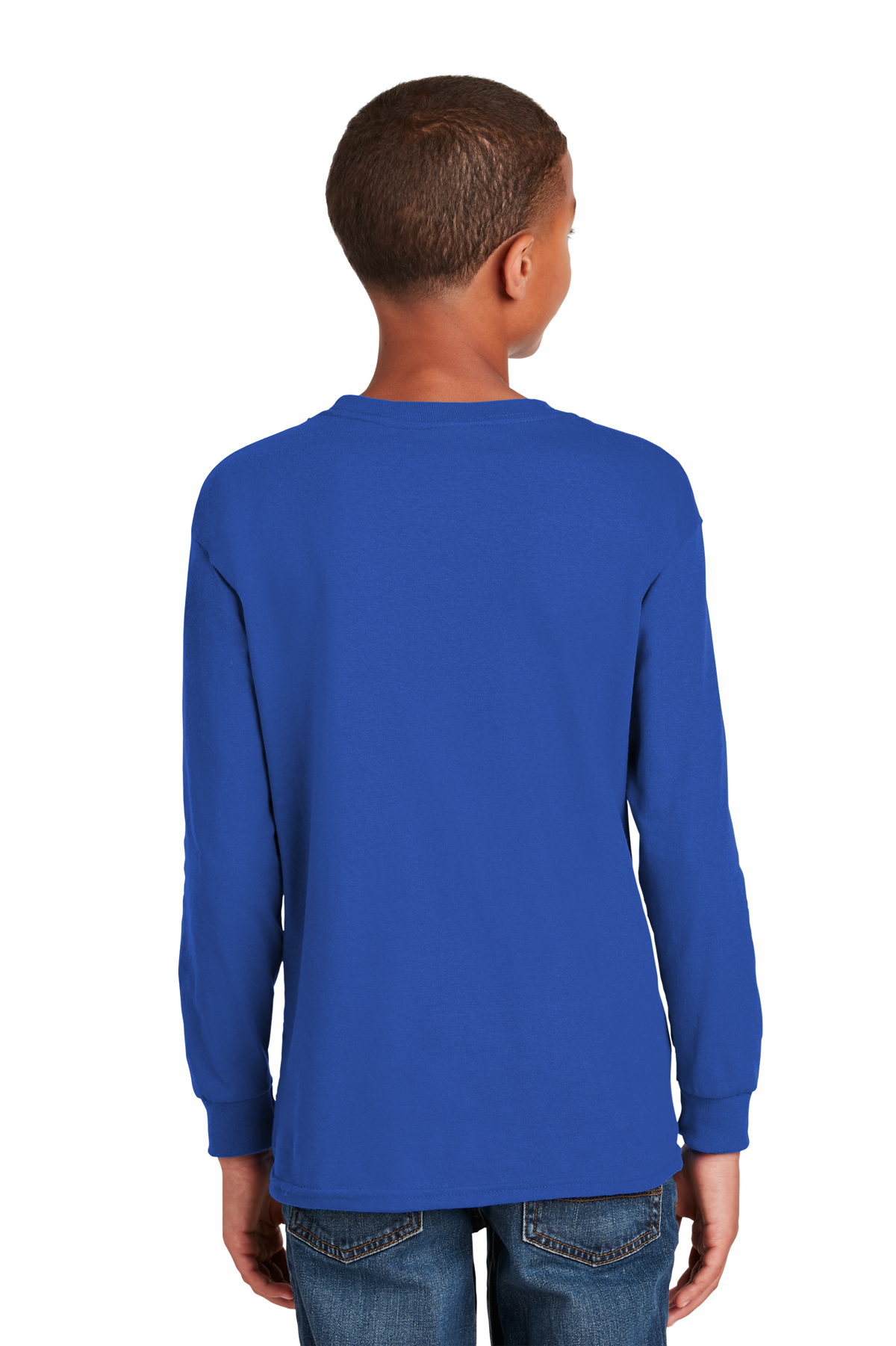 Download Gildan® Youth Heavy Cotton™ 100% Cotton Long Sleeve T ...