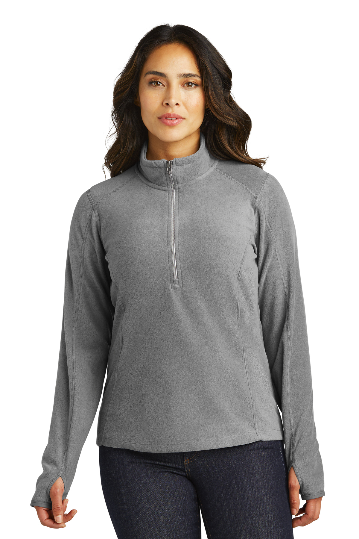 Port Authority Ladies Microfleece 1/2-Zip Pullover | Product | SanMar