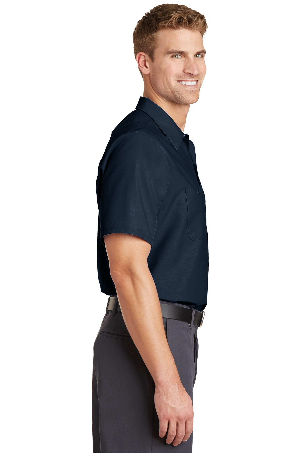 Red Kap Short Sleeve Industrial Work Shirt | Product | SanMar