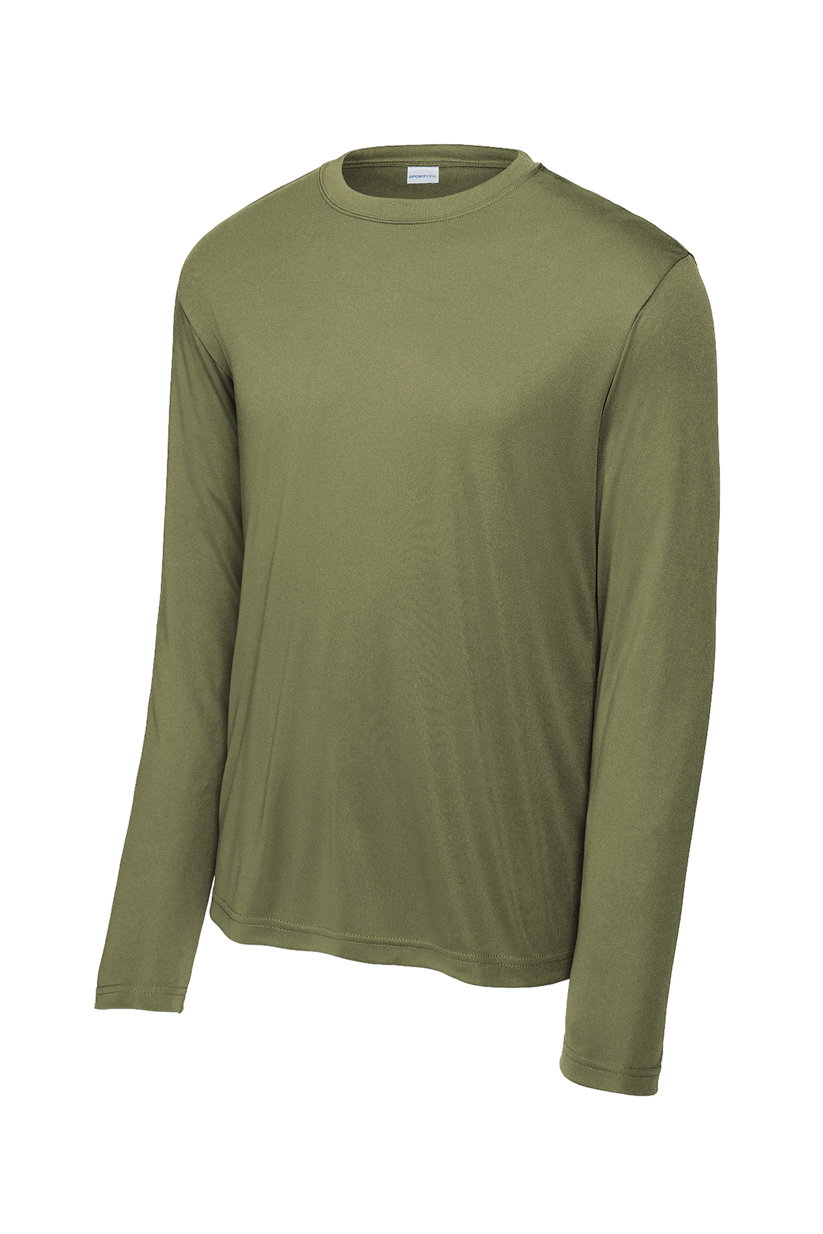 Sport-Tek® Camiseta de manga larga. Ligera y absorbente, resistente a la  decoloración. ST350LS verde bosque