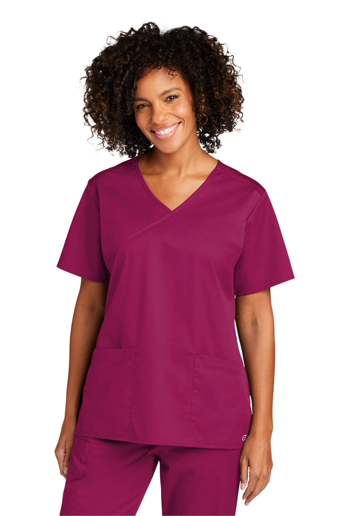 WonderWink Women s WorkFlex Mock Wrap Top Product SanMar