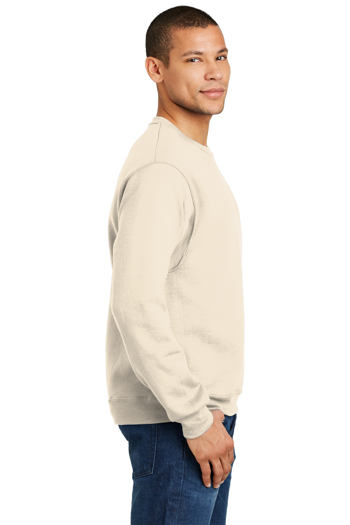 Crewneck beige top