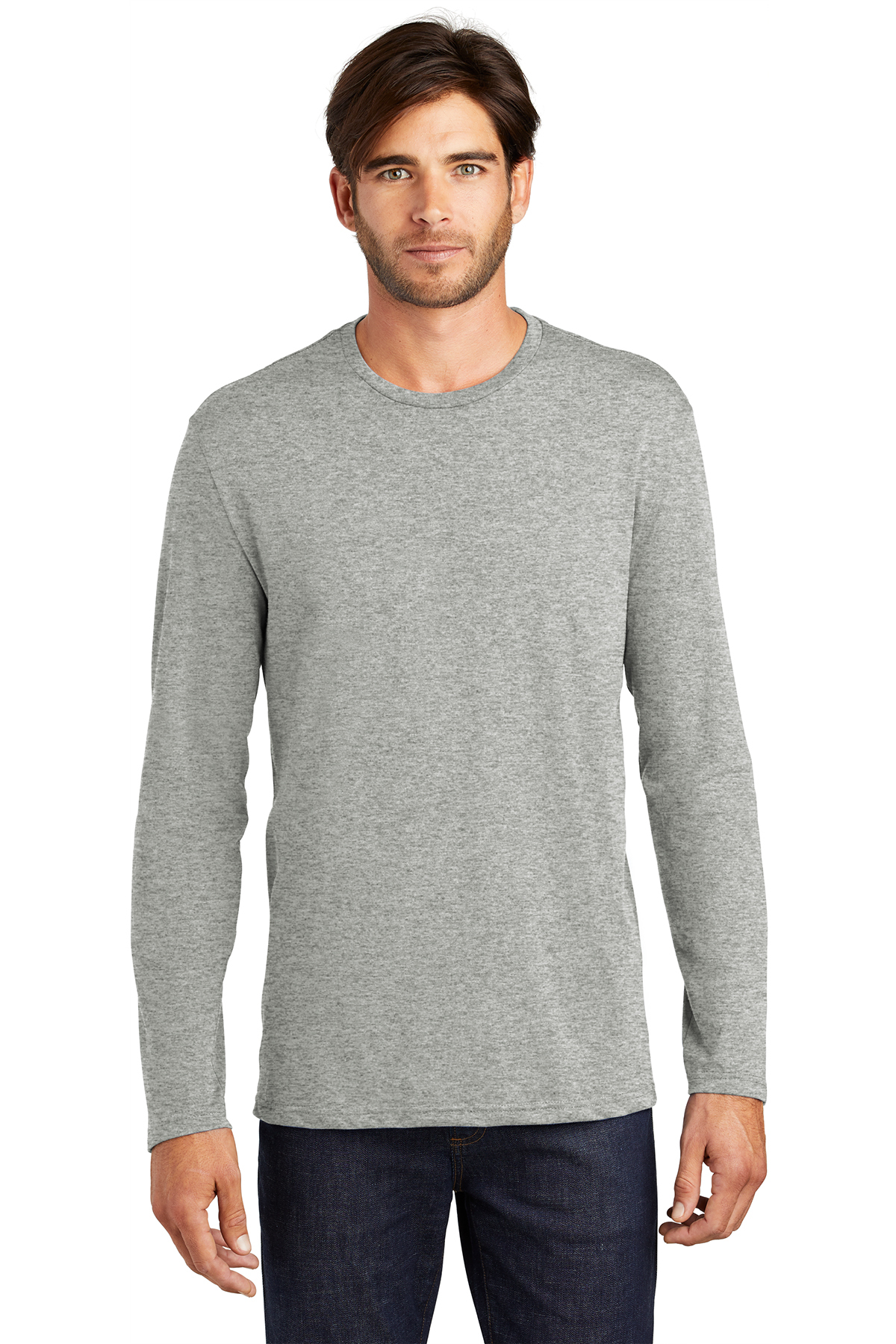 District Perfect Weight Long Sleeve Tee | Product | SanMar