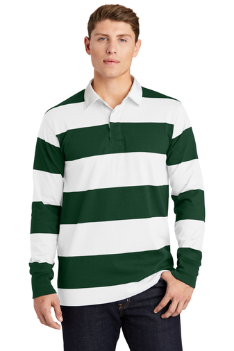 Sport-Tek ® Classic Long Sleeve Rugby Polo | Product | SanMar
