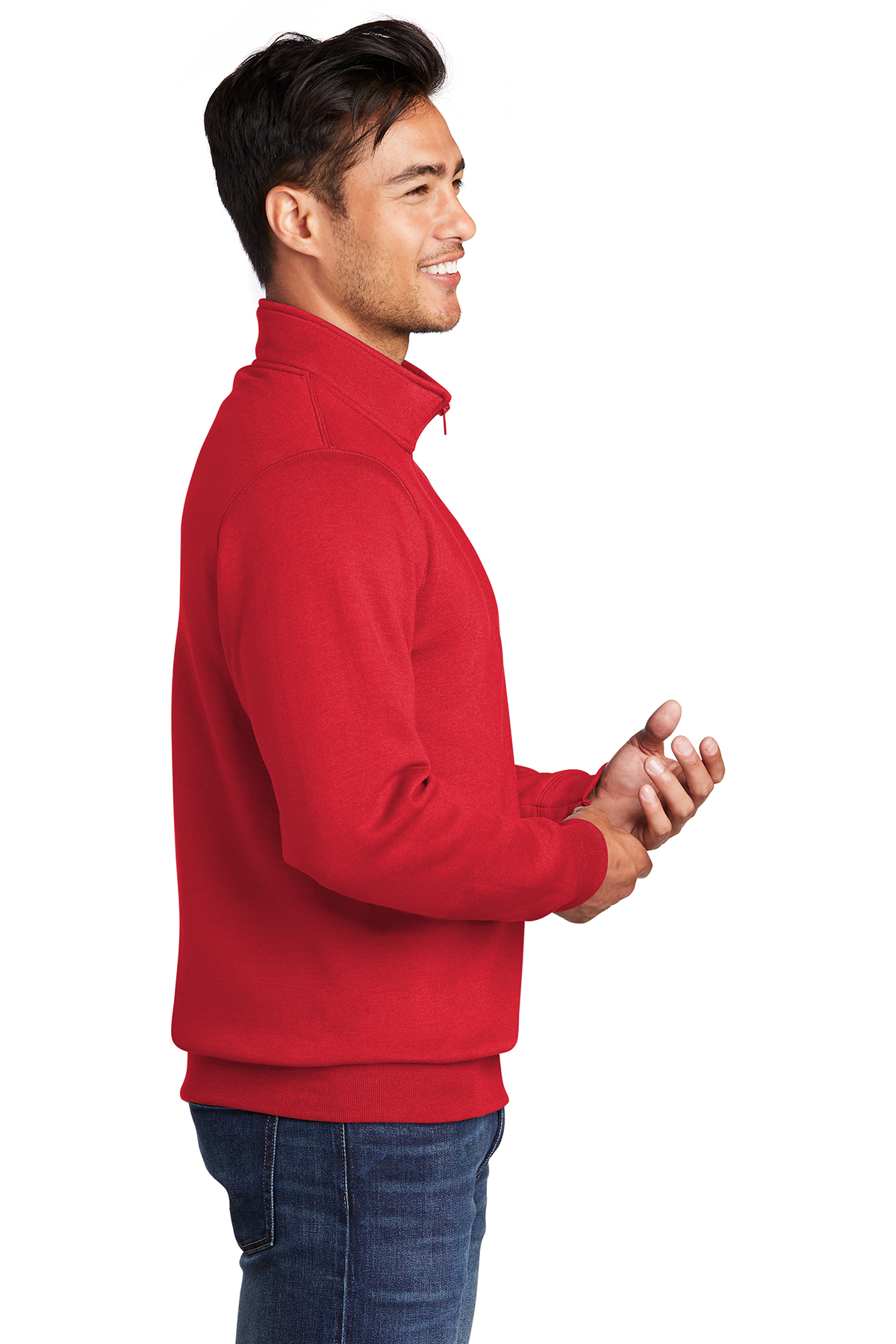 Port & Company Core Fleece 1/4-Zip Pullover Sweatshirt | Product 