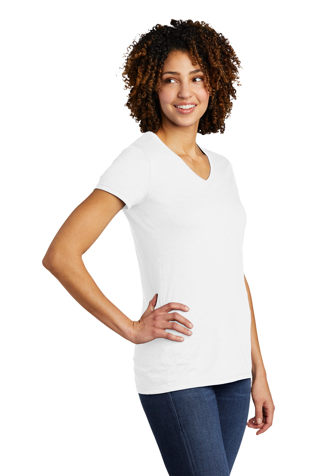 Allmade Women’s Tri-Blend V-Neck Tee | Product | Company Casuals