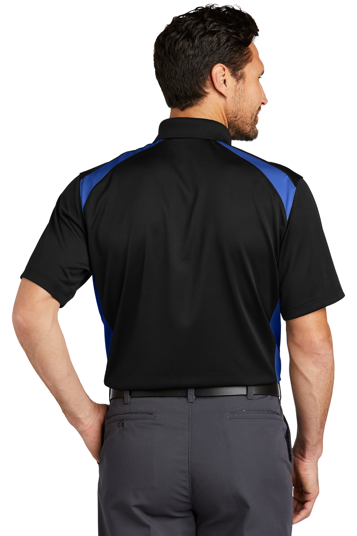 CornerStone Select SnagProof Two Way Colorblock Pocket Polo Product