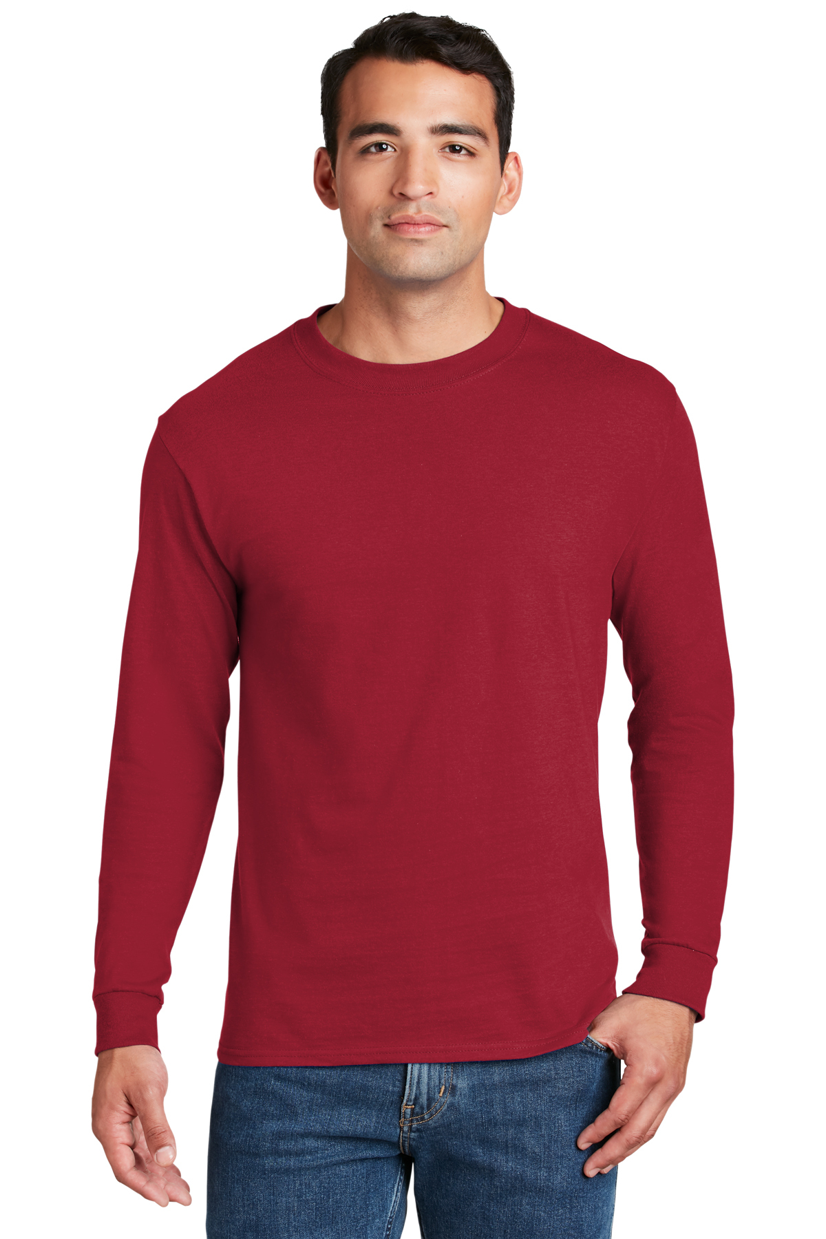 Hanes 5186 Beefy-T Long Sleeve T-Shirt 