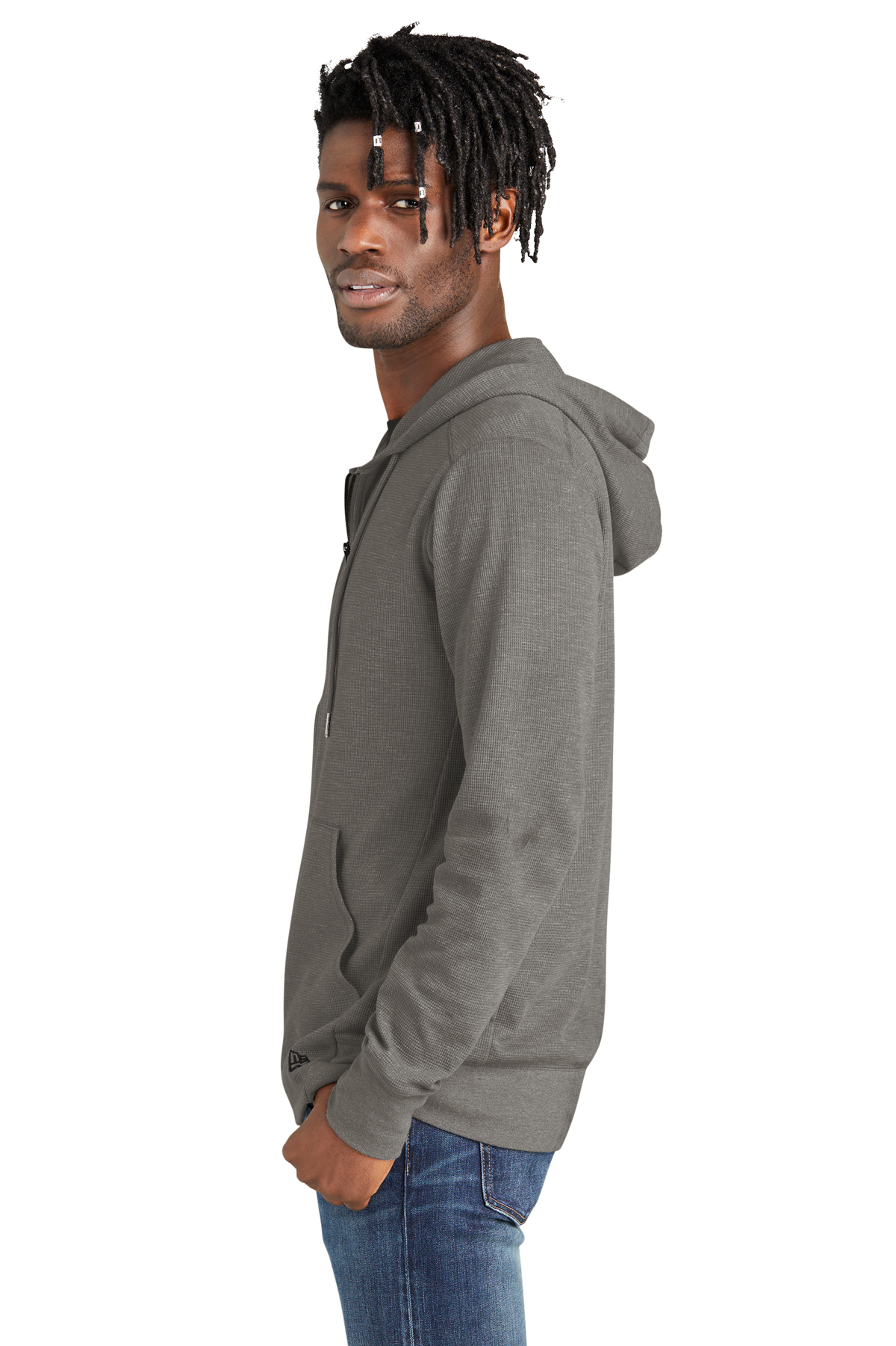 New Era Thermal Full-Zip Hoodie | Product | SanMar