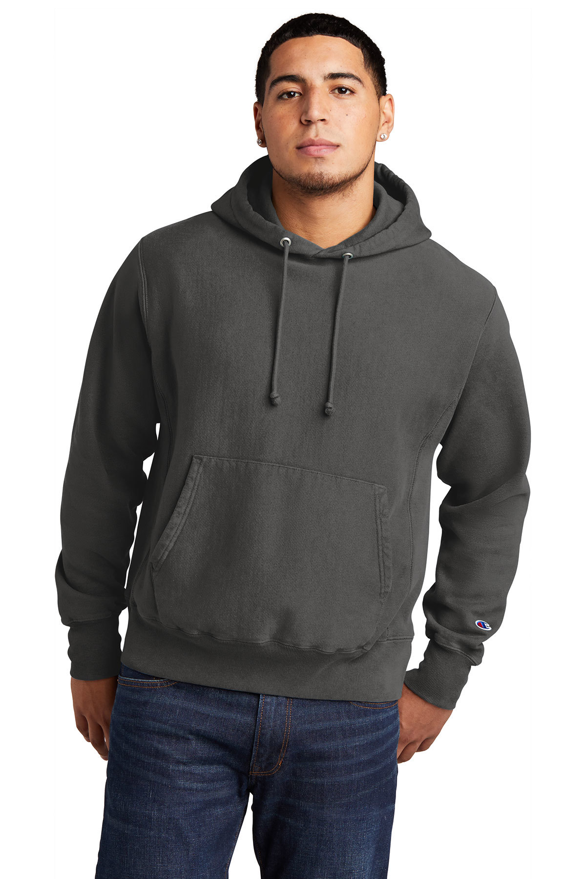 Champion Reverse Weave Garment-Dyed Hooded Sweatshirt 
