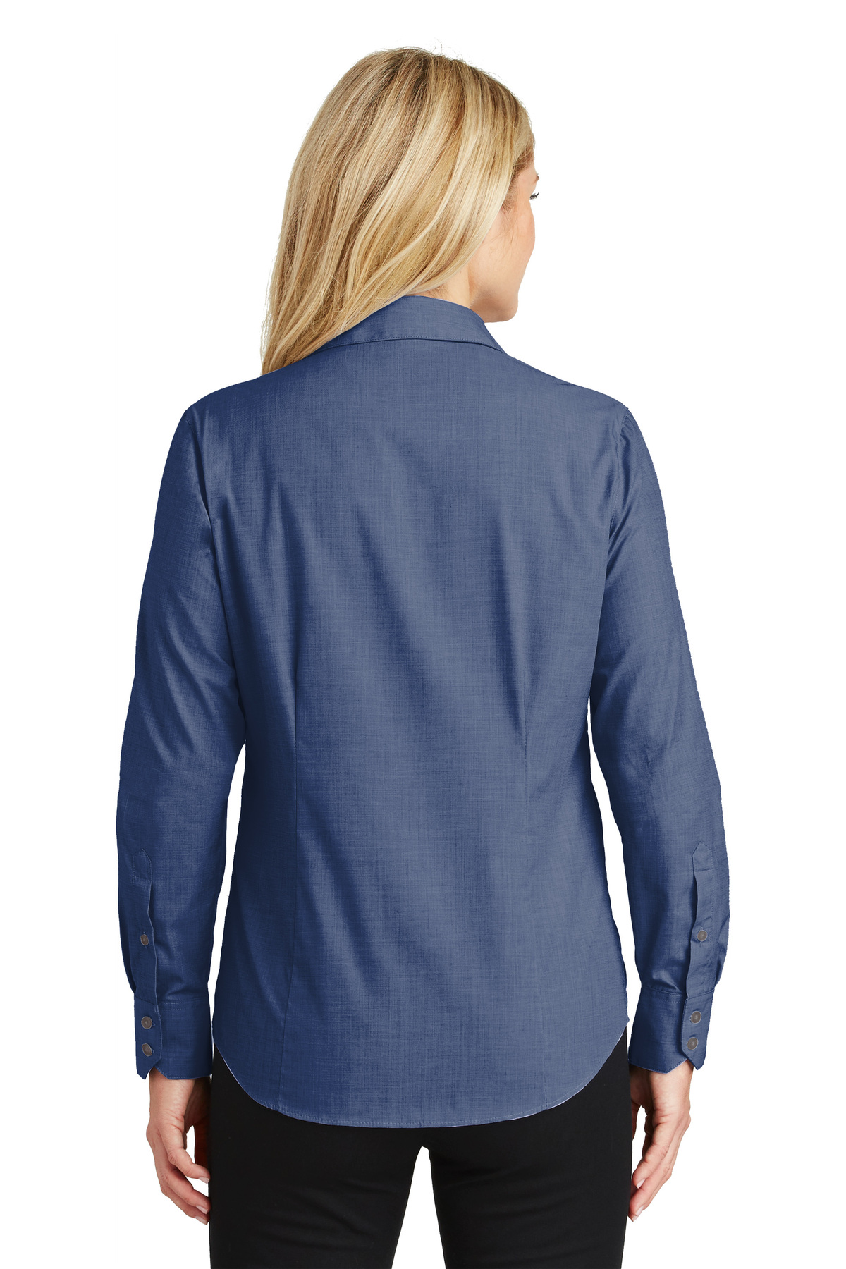 Port Authority Ladies Crosshatch Easy Care Shirt Cotton Poly Blend Woven Shirts Port Authority Port Authority Ladies Crosshatch Easy Care Shirt Cotton Poly Blend Woven Shirts Port Authority