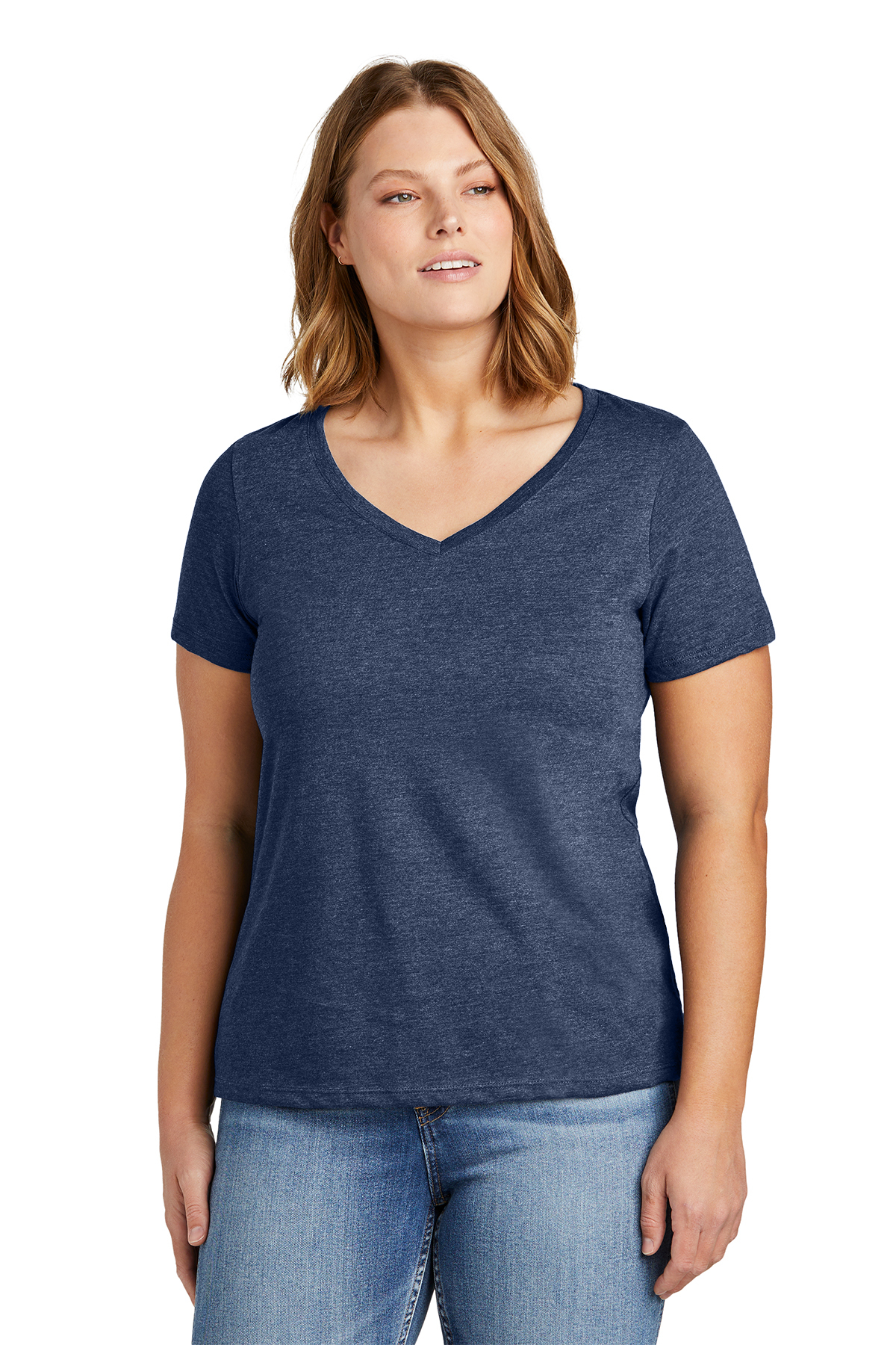 Volunteer Knitwear Women’s Daily V-Neck Tee | Product | SanMar