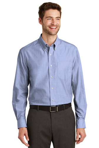 Port Authority Tall Crosshatch Easy Care Shirt | Product | Port Authority