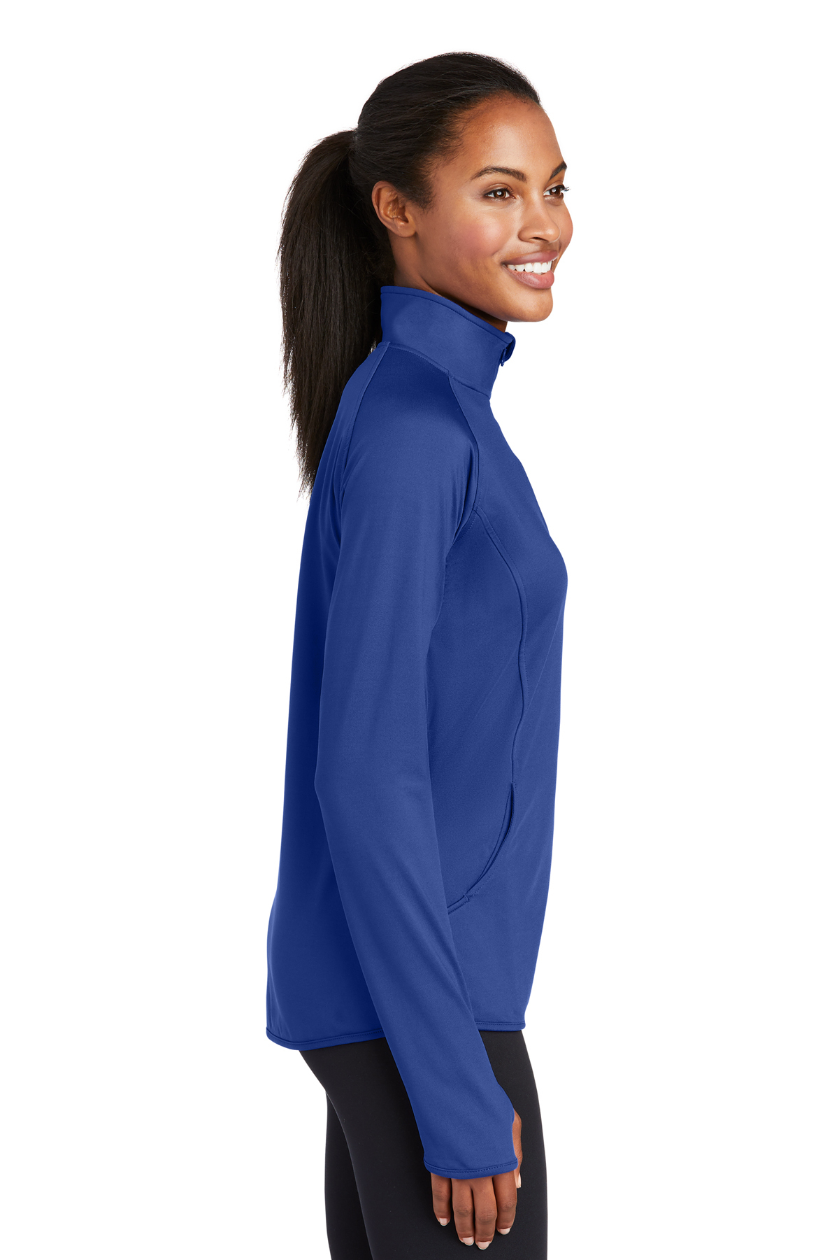 Sport-Tek Ladies Sport-Wick Stretch 1/4-Zip Pullover | Product | Sport-Tek