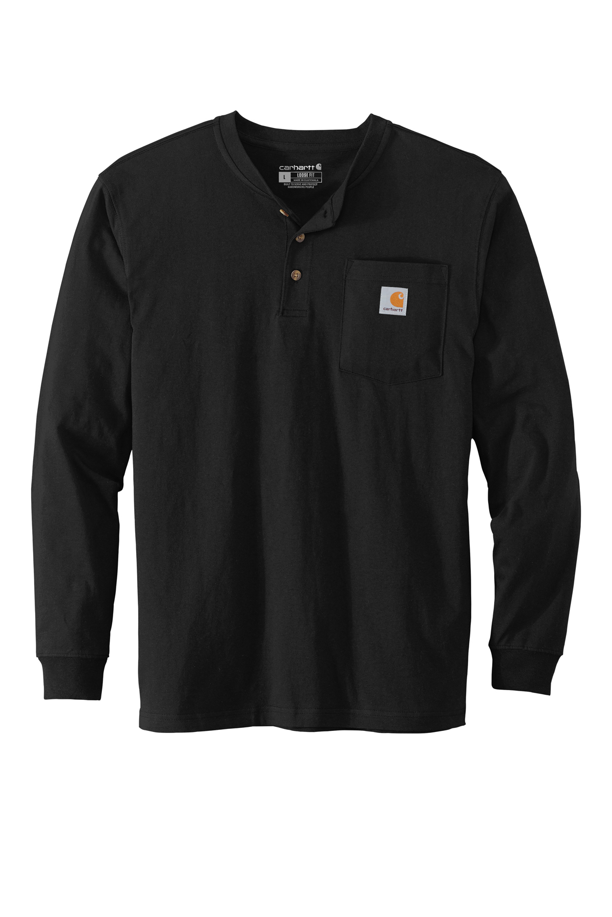 Carhartt Long Sleeve Henley T-Shirt | Product | Company Casuals