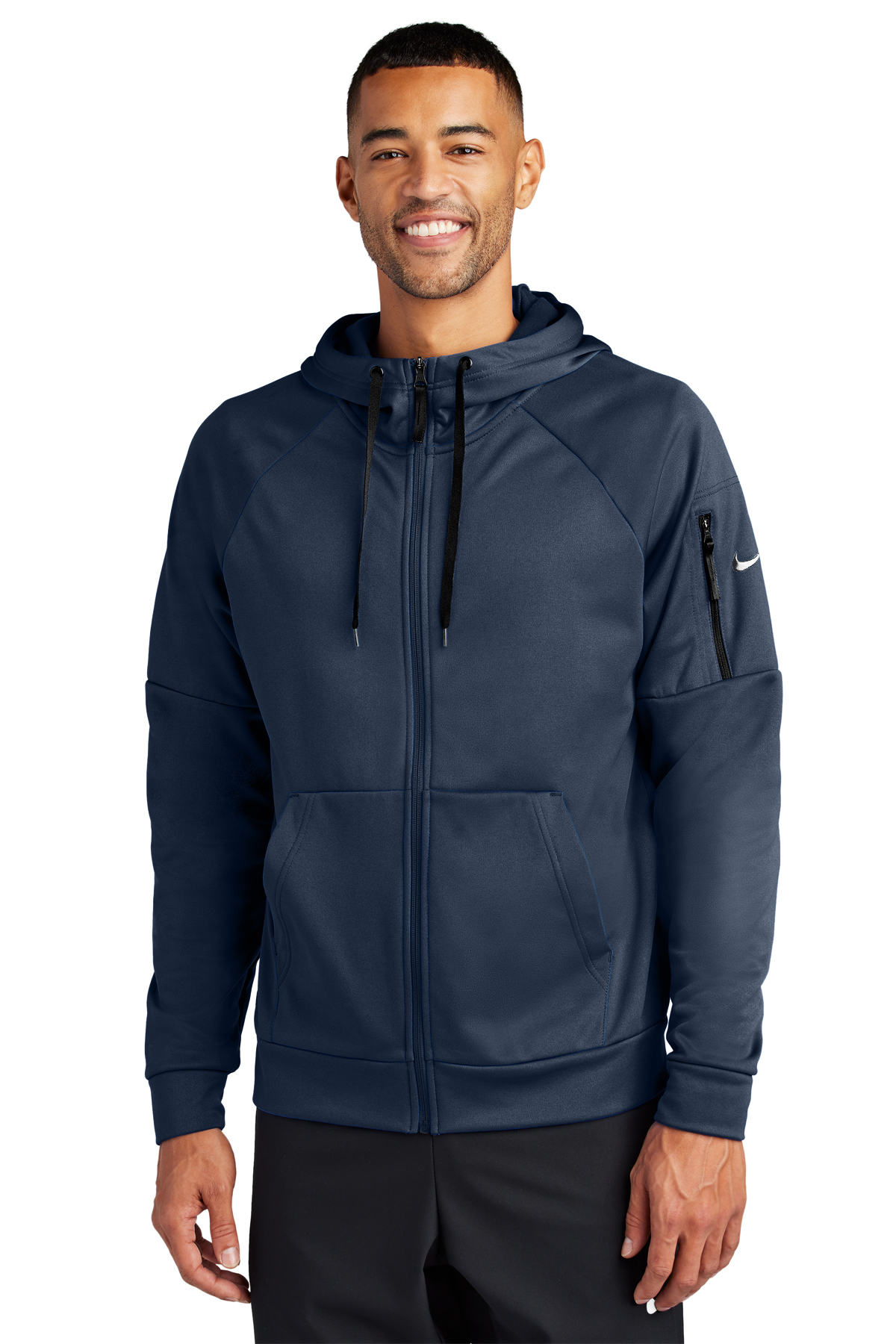 Nike Therma-FIT Pocket Full-Zip Fleece Hoodie | Product | SanMar