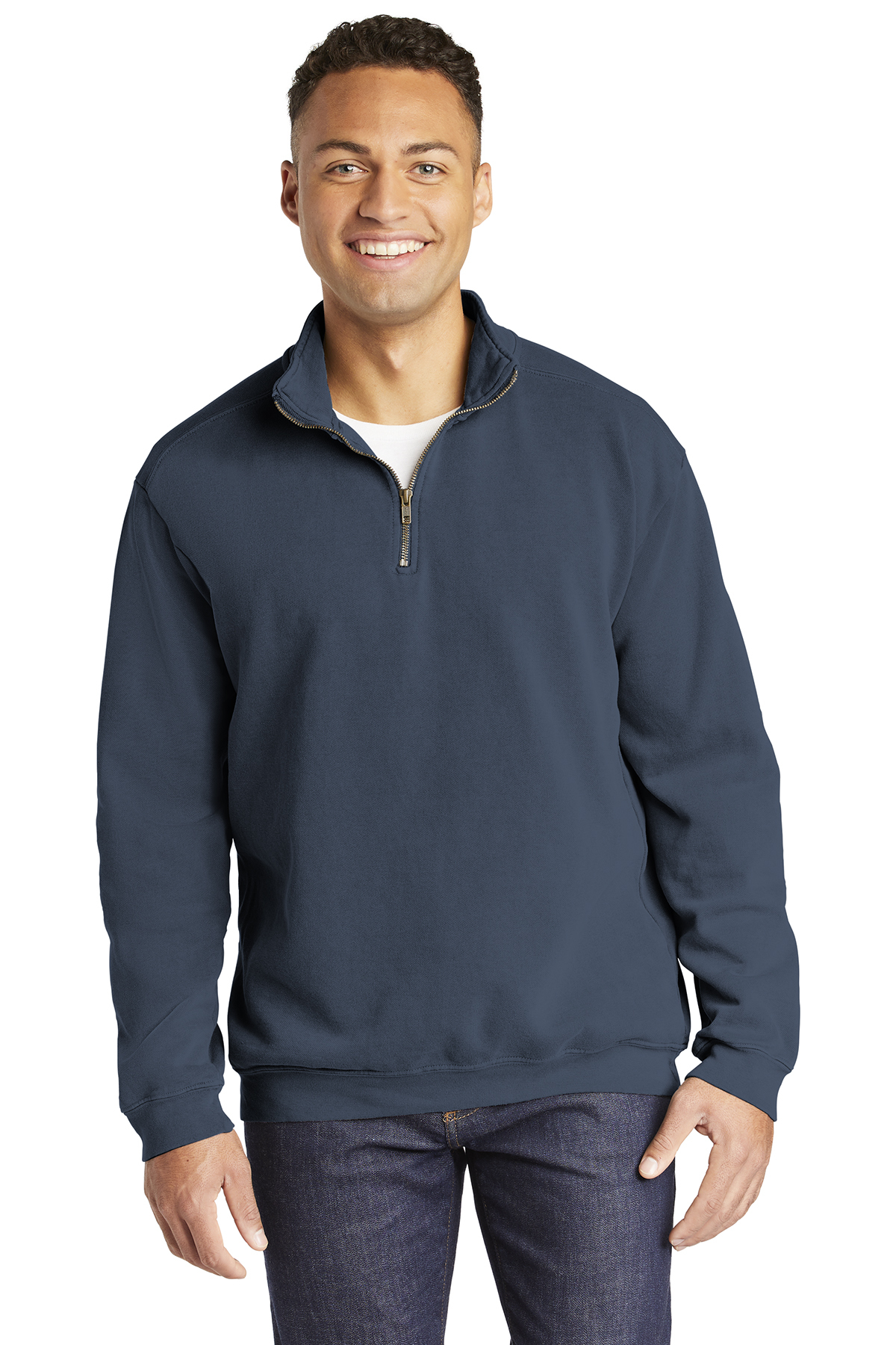 Comfort Colors Ring Spun 1 4 Zip Sweatshirt Product Sanmar