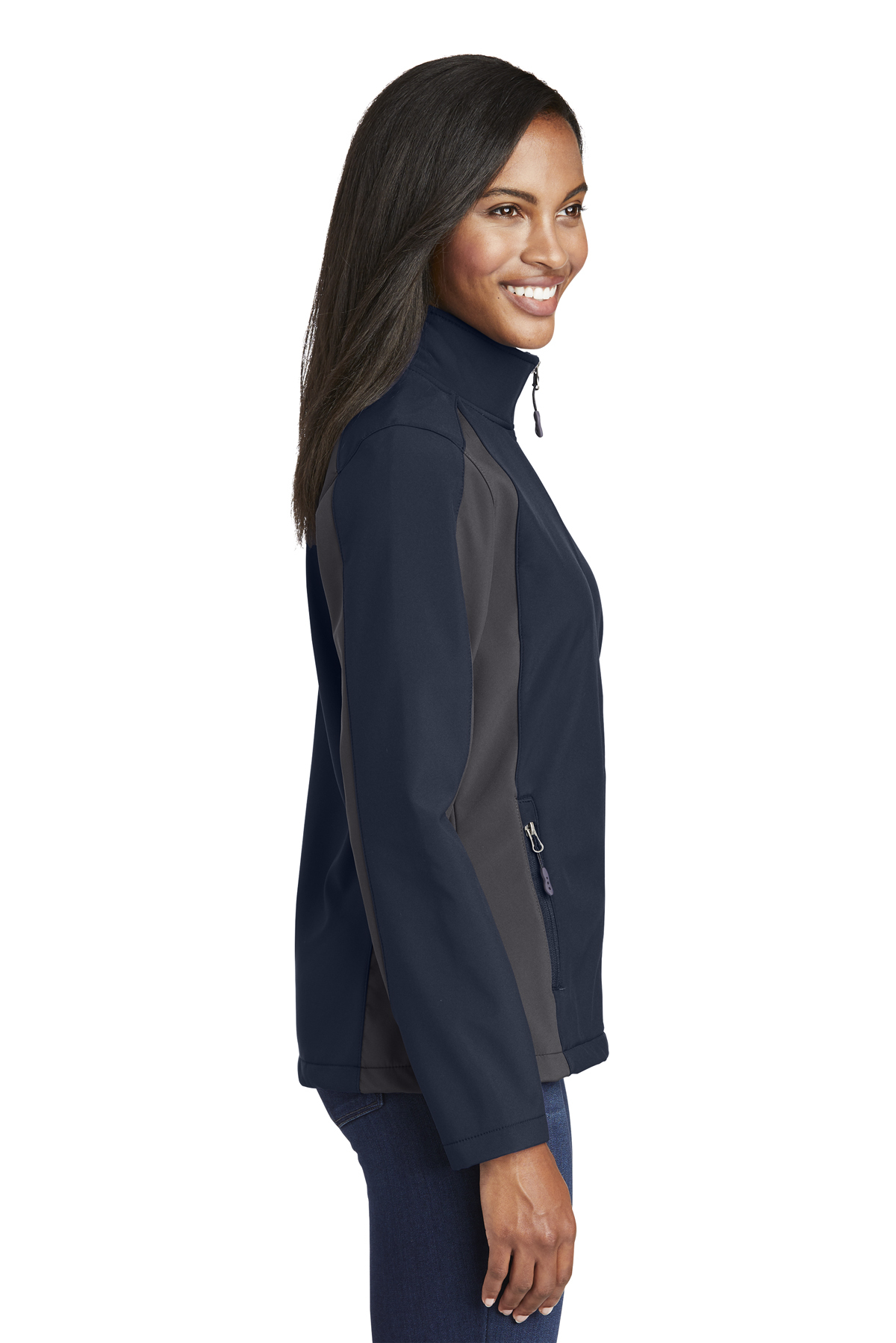 Sport-Tek Ladies Colorblock Soft Shell Jacket | Product | SanMar