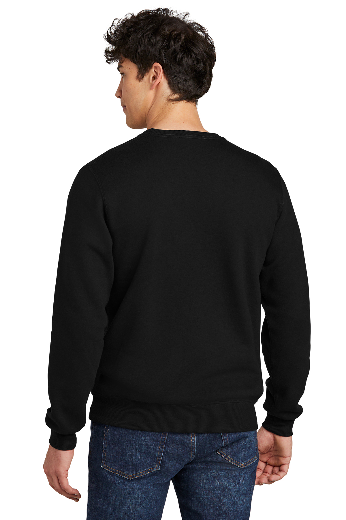 100 polyester crewneck sweatshirt sales