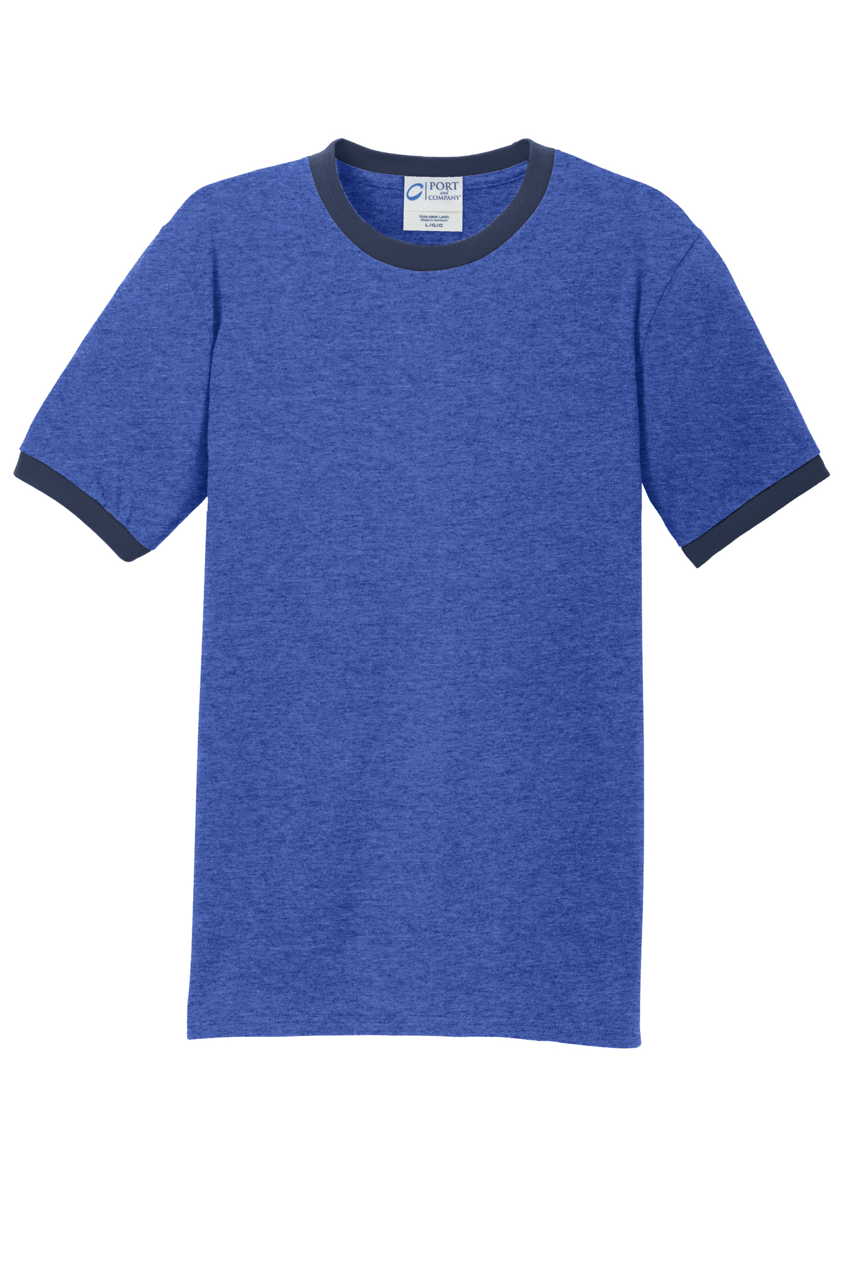 Classic Ringer T-Shirt - White/Blue