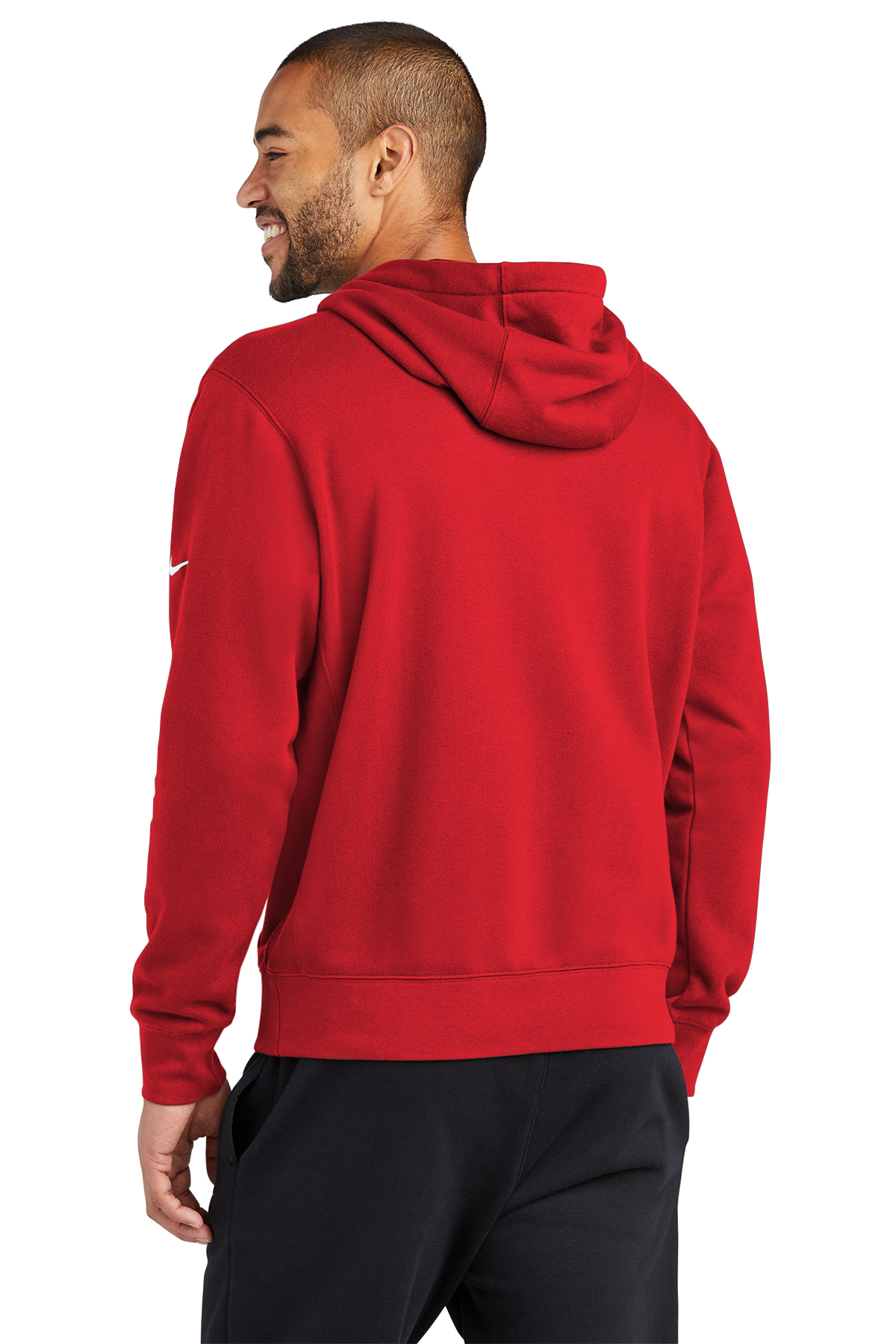 Nike Club SanMar | Hoodie Swoosh Fleece Sleeve Product Pullover 