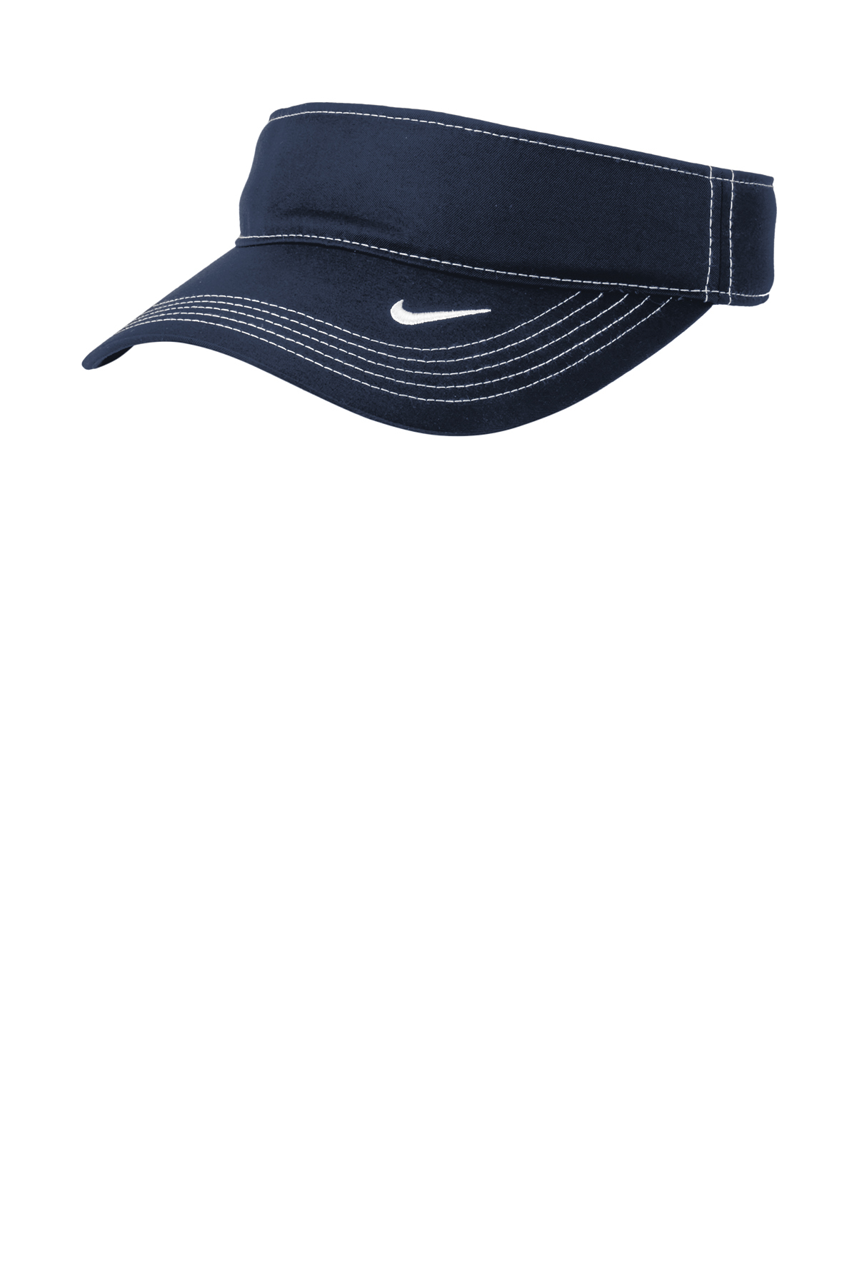 Navy nike visor hot sale