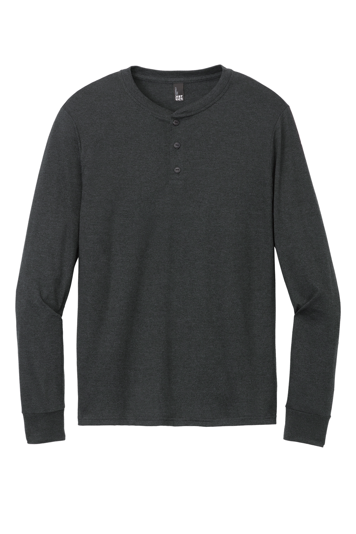 District Perfect Tri Long Sleeve Henley | Product | SanMar