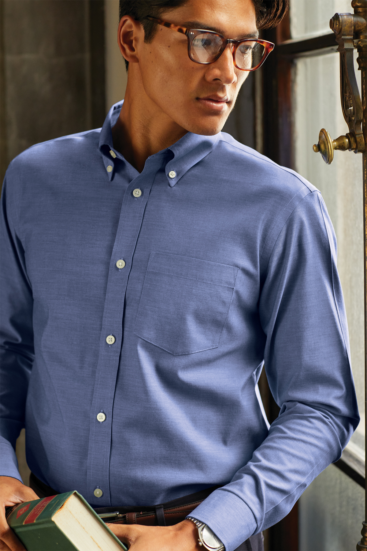 Brooks Brothers Wrinkle-Free Stretch Patterned Shirt, Product