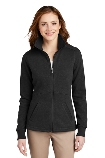 Port Authority Ladies Slub Fleece Full-Zip Jacket | Product | Company ...