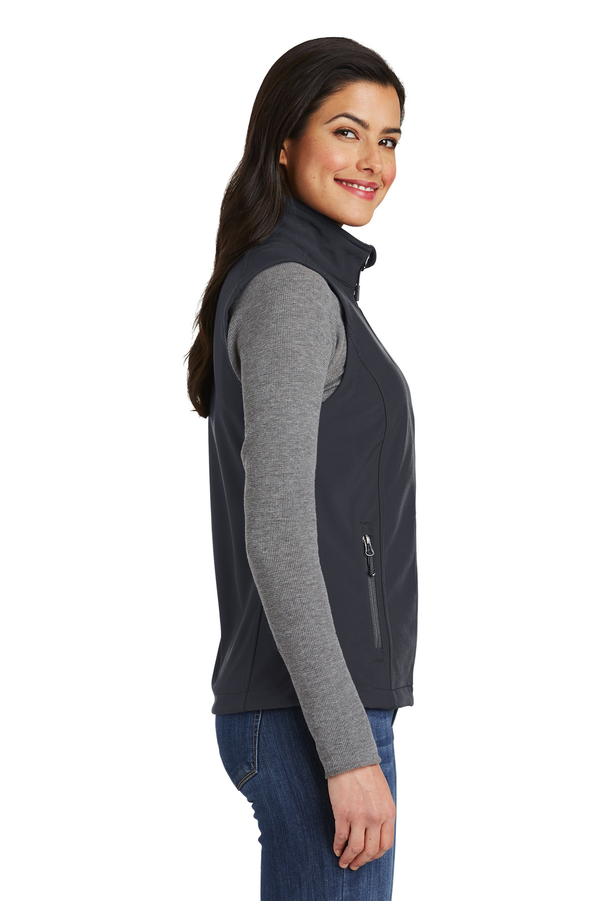 Port authority clearance soft shell vest