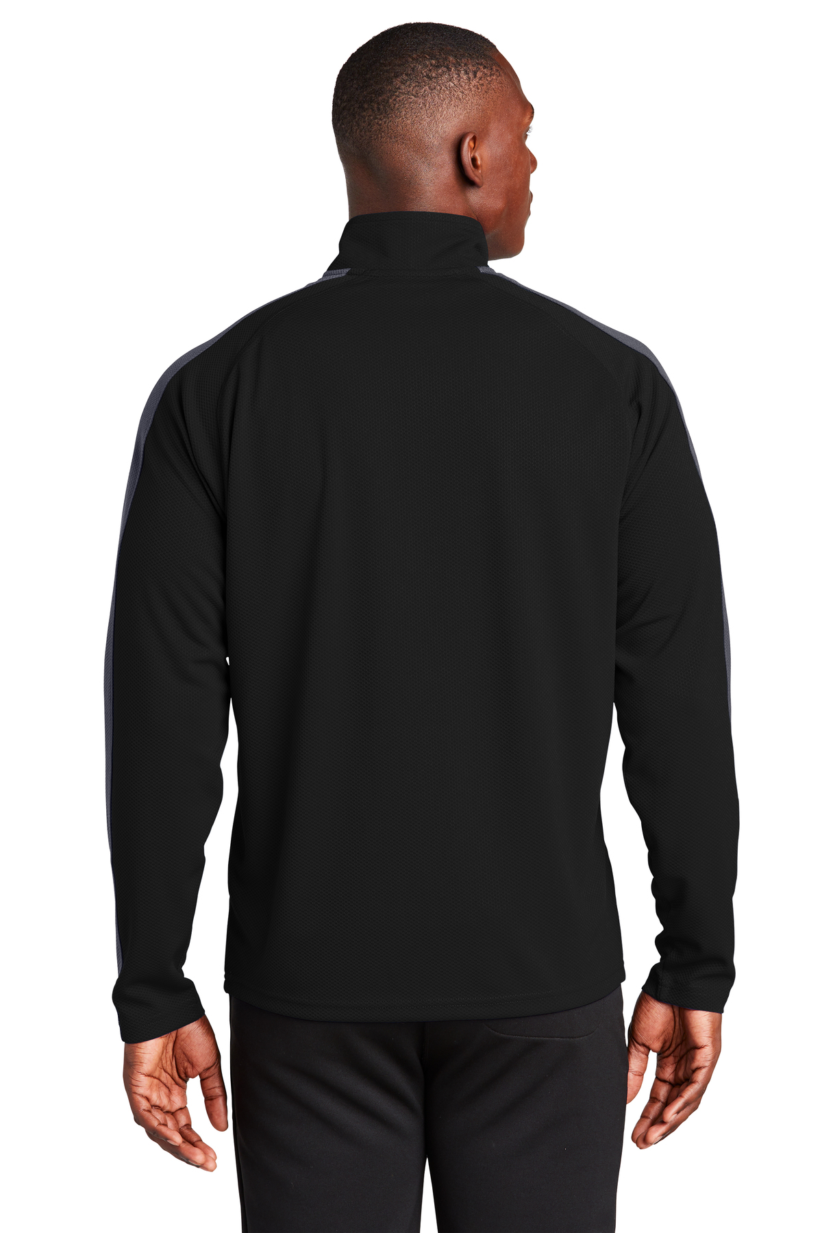 Sport-Tek Sport-Wick Textured Colorblock 1/4-Zip Pullover | Product ...