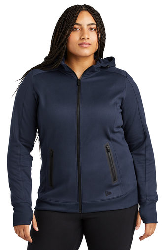 New Era Ladies Venue Fleece Full-Zip Hoodie | Product | SanMar