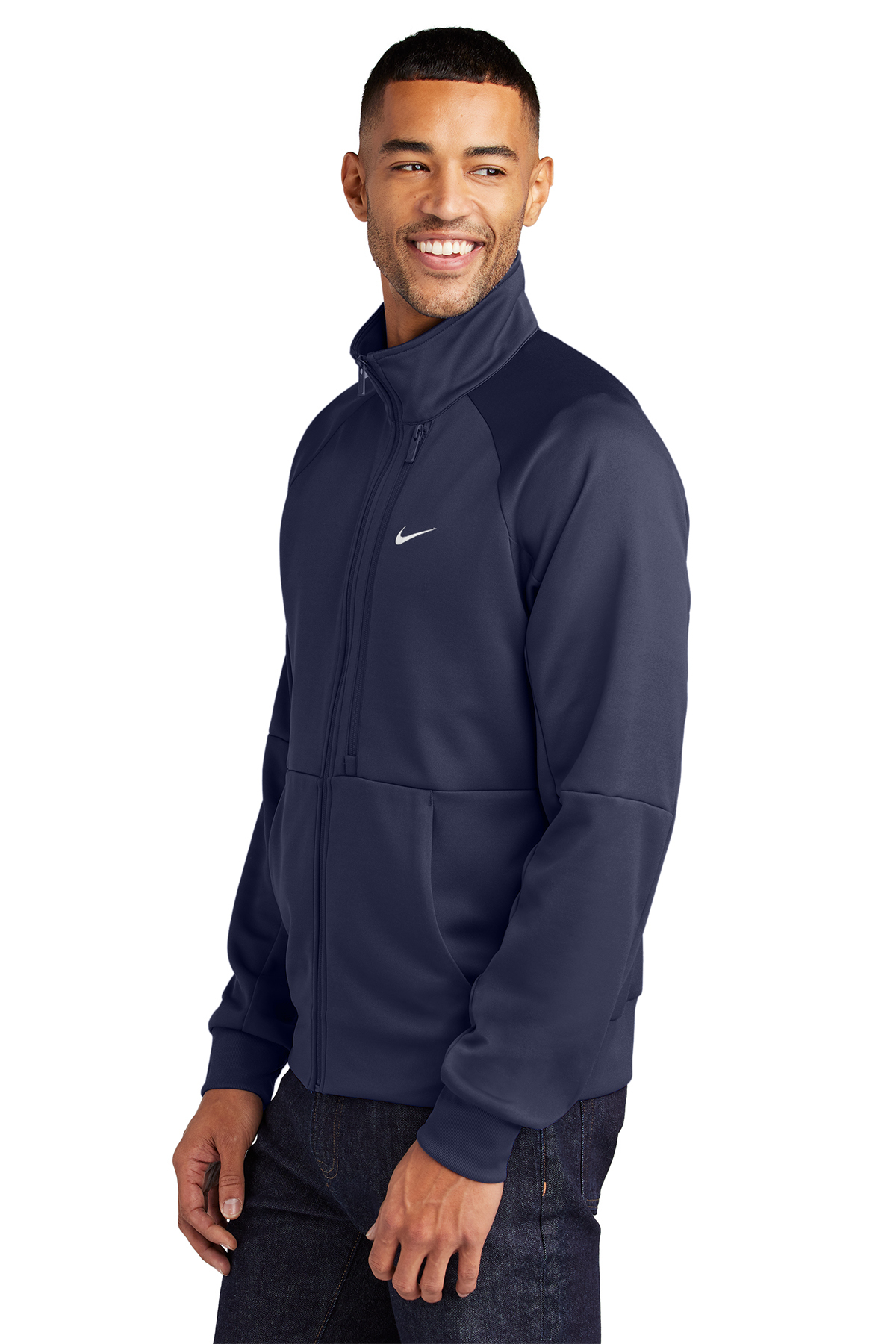 Nike Full-Zip Chest Swoosh Jacket | Product | SanMar