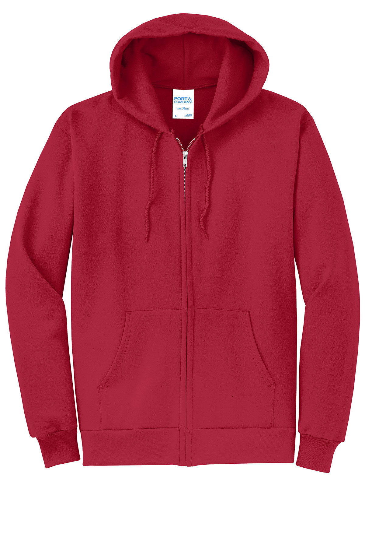 Port & Company-Core Fleece Full-Zip Hooded Sweatshirt PC78ZH Kelly 