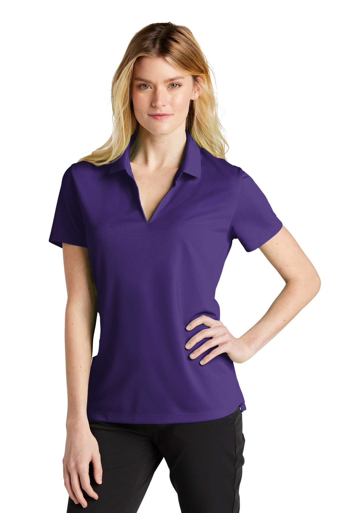 Women's polo store shirts no buttons